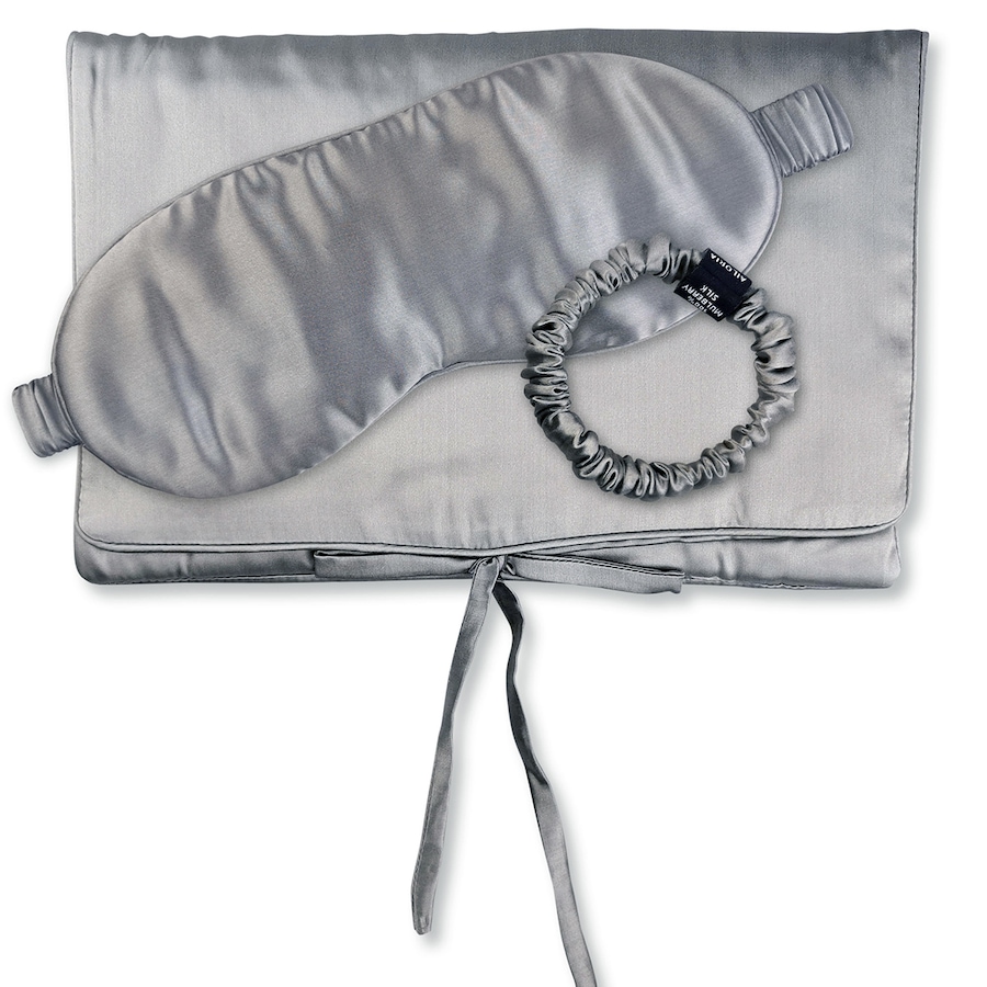 Ailoria TRAVEL SET BEAUTY S Tasche, Schlafmaske & Scrunchie grau Damen