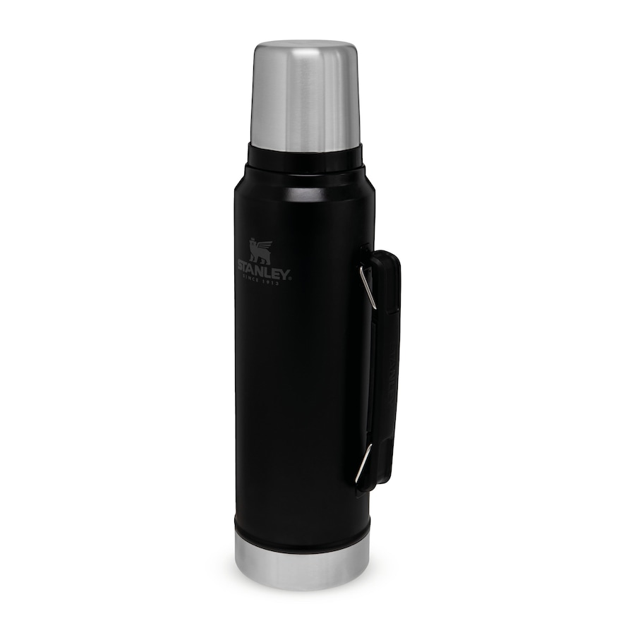 Stanley Isolierflasche - 1L CLASSIC LEGENDARY BOTTLE Matte Black Pebble Coral