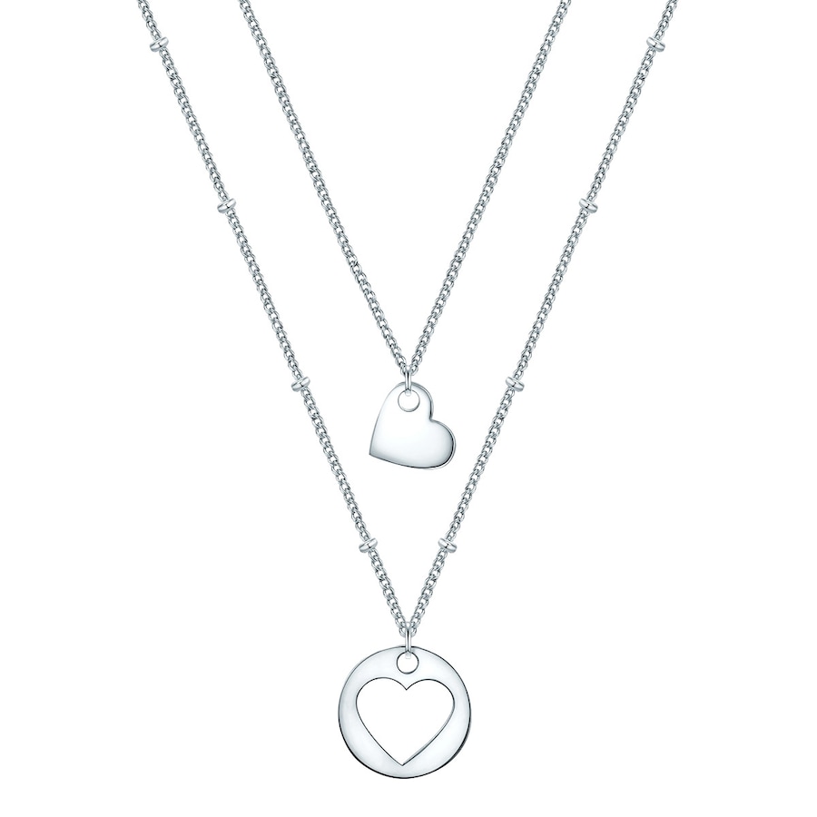 Eastside Halskette Herz Edelstahl in Roségold Silber Damen