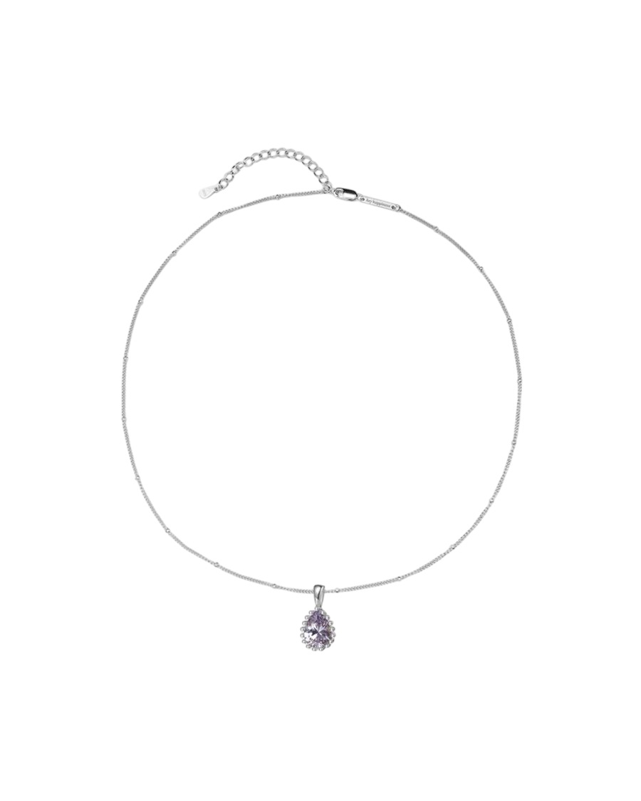 Hey Happiness Juni Geburtsstein Halskette aus 925 Sterling Silber Damen