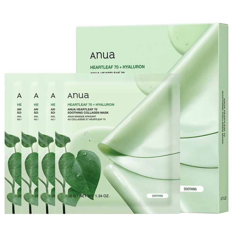 Anua Heartleaf 70 Soothing Collagen MaskGesicht | 4.0 pieces | 7,50 / 1.0 pieces
