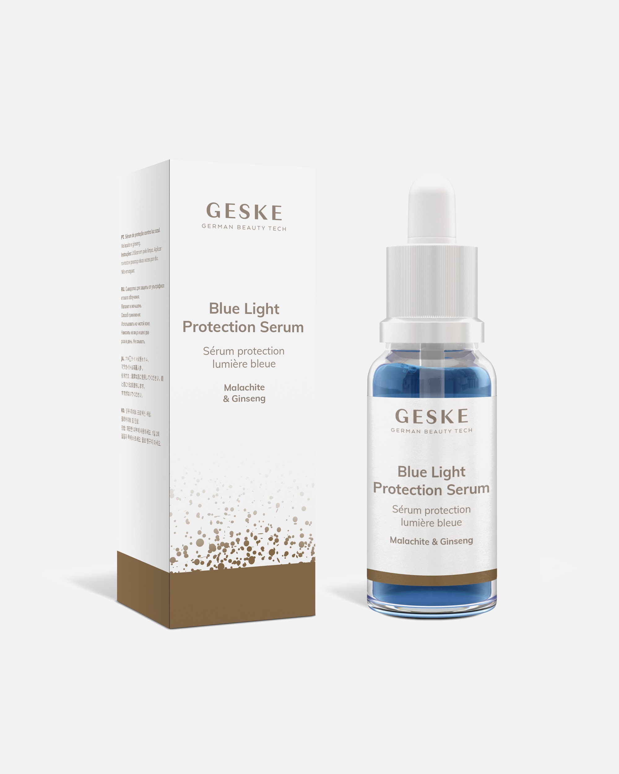 Anti-Aging Serum für Unisex GESKE Blue Light Protection Serum Schutz vor digitaler Hautalterung bei Computerarbeit (gegen Pigmentflecken)