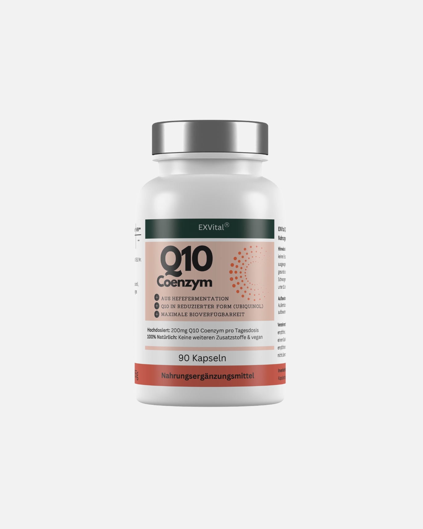 Nahrungsergänzungsmittel für Unisex EXVital Default Brand Line Q10 Coenzym (Ubiquinol) Kapseln 65 g