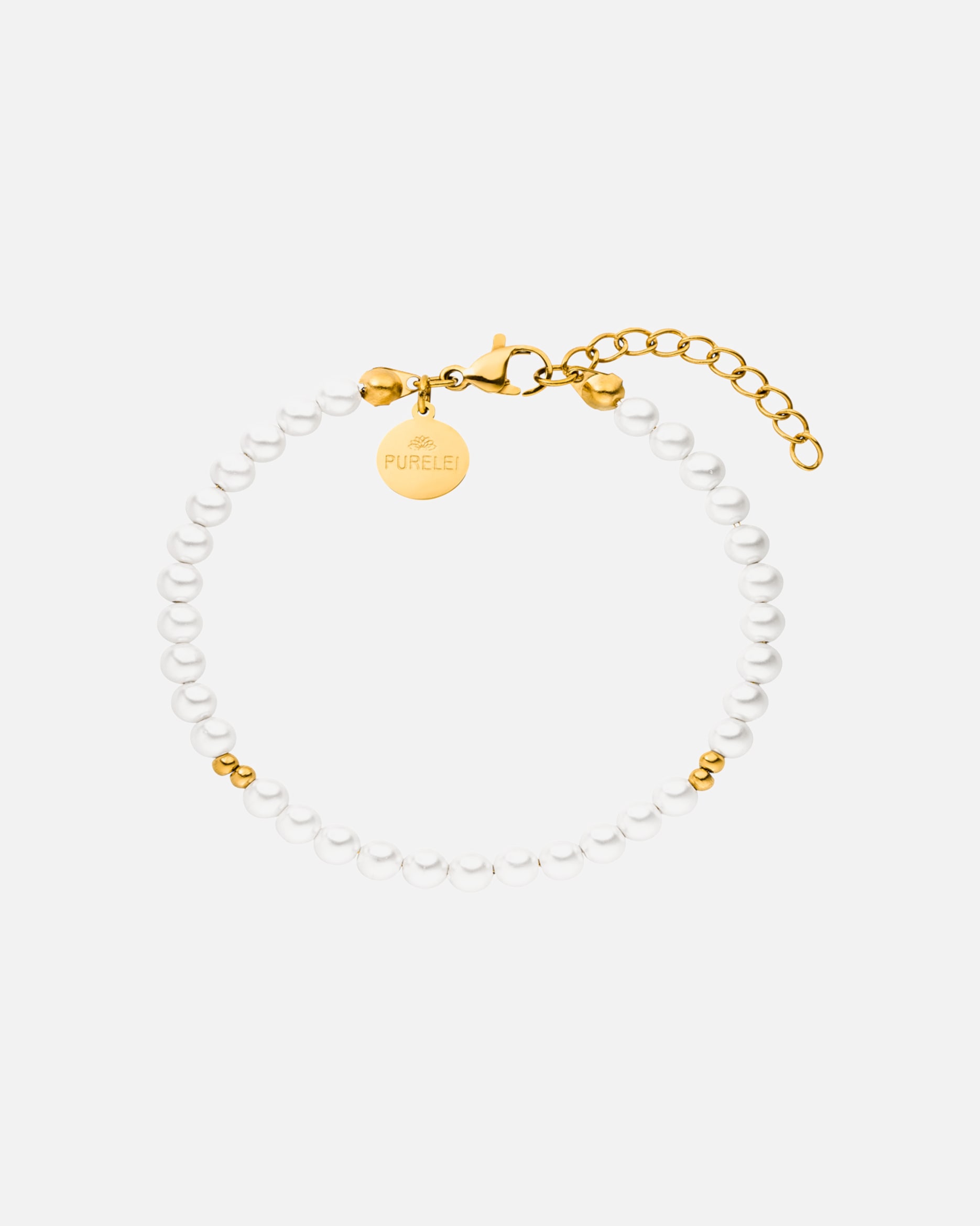 Fußschmuck für Unisex Purelei Finesse Fußkettchen 100% Edelstahl Gold