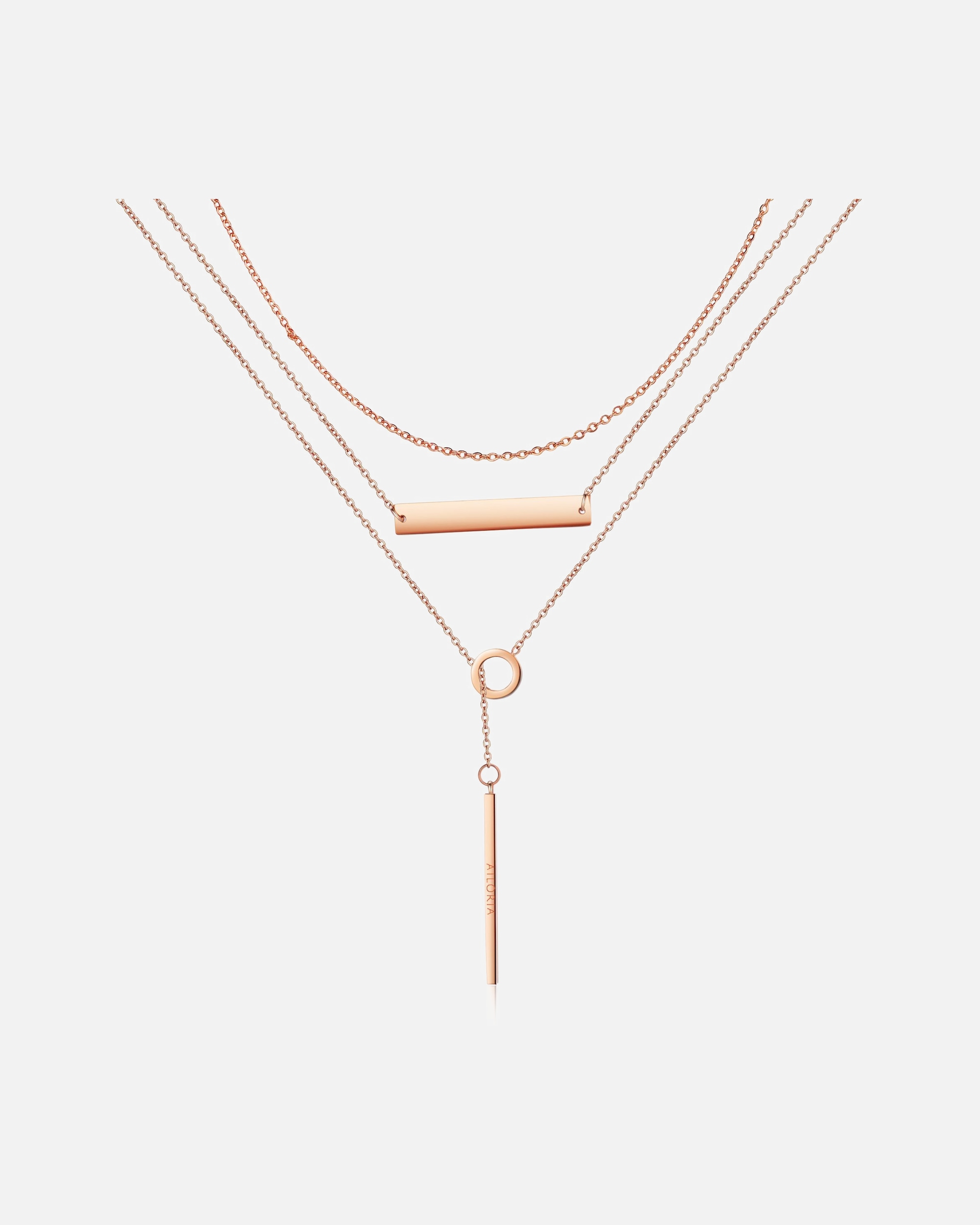 Halskette für Weiblich Ailoria ARIELLE Halskette roségold