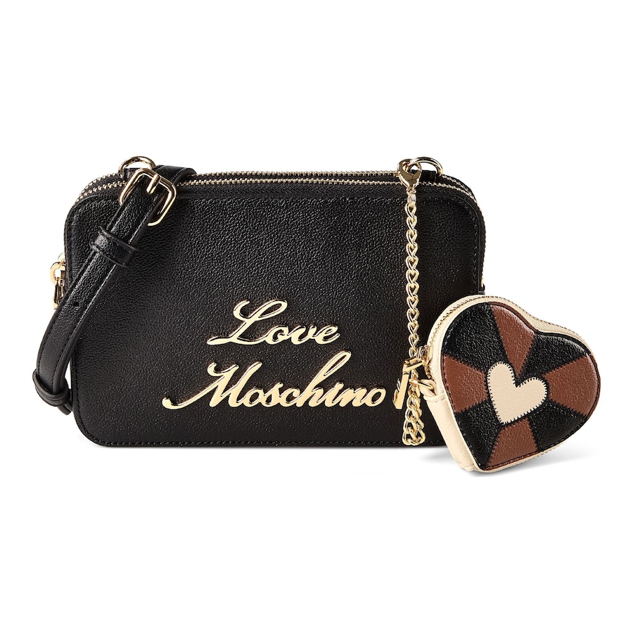 Love Moschino Heart Charm Umhängetasche black Schwarz Damen