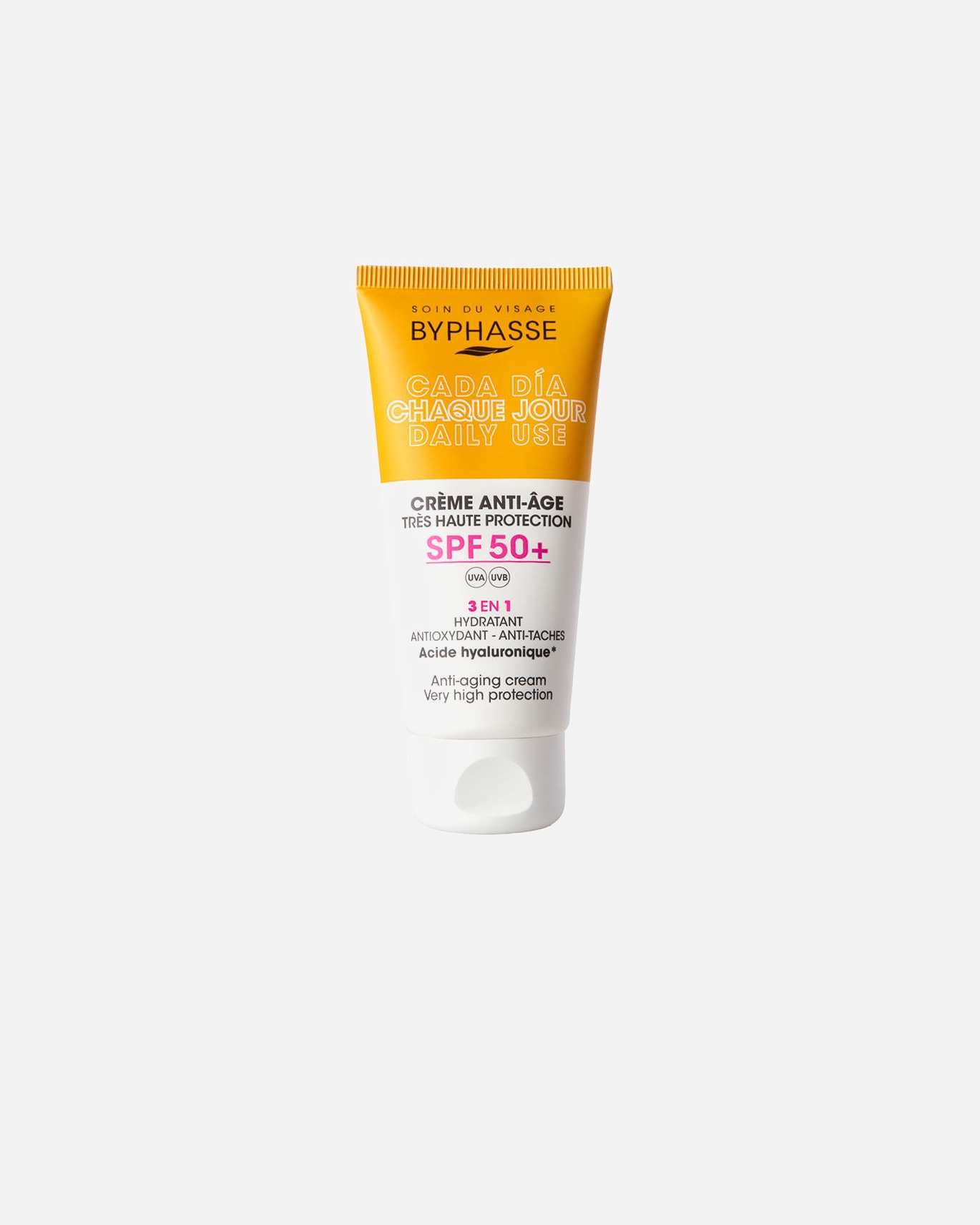 Sonnencreme Körper für Weiblich Byphasse ANTI-AGING-GESICHTSCREME LSF50+ 50 ml