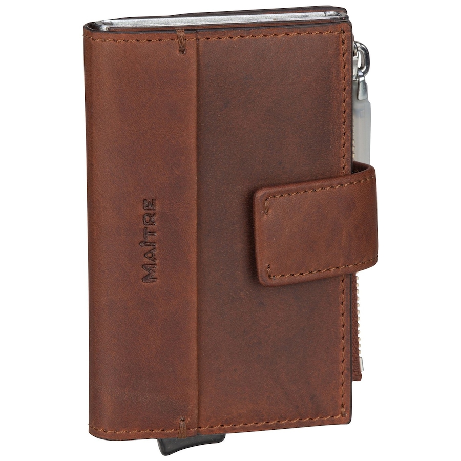 Maître Kreditkartenetui Birkenfeld C Four E-Cage SV8 Cognac Hellbraun Damen