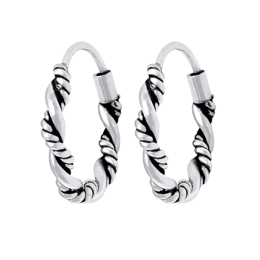 Lucardi Ohrringe 925 Silber - silbern Damen