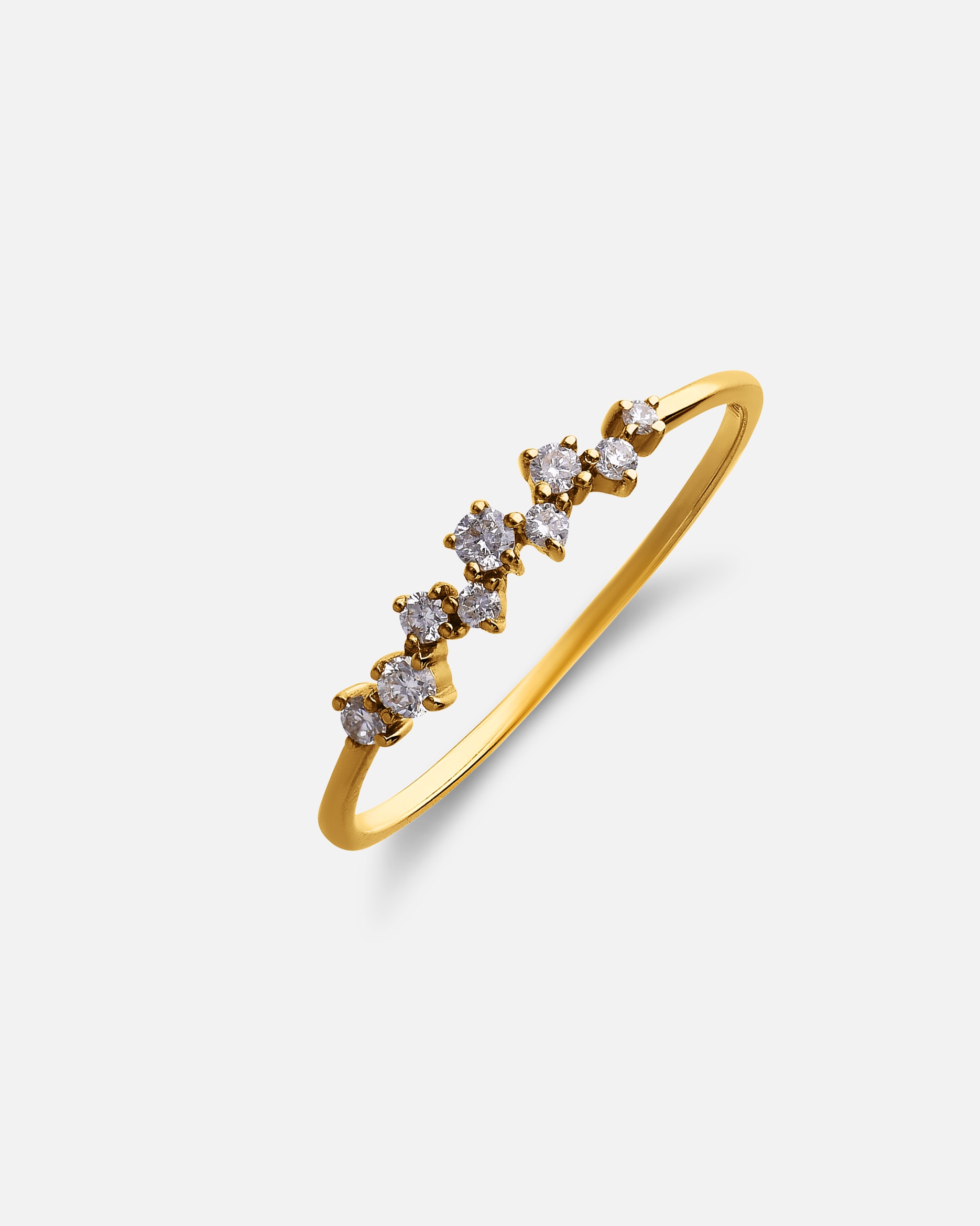 Ring für Weiblich Lucardi Ring 585 Gold - Gelbgold 55mm