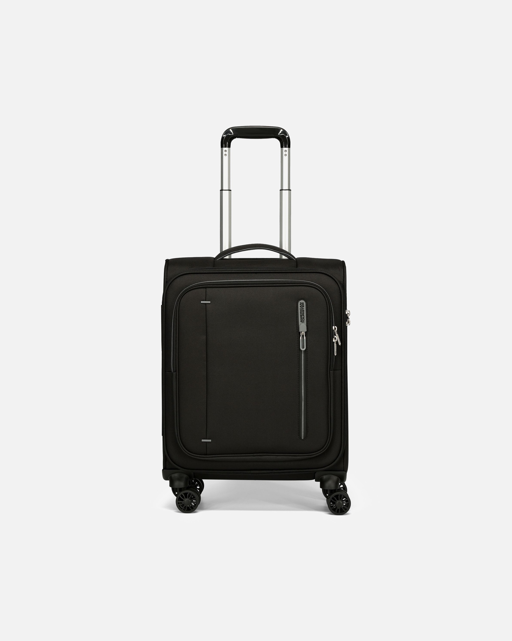 Handgepäckkoffer für Männlich American Tourister Cloudrider 4 Rollen Kabinentrolley S 55 cm jet black