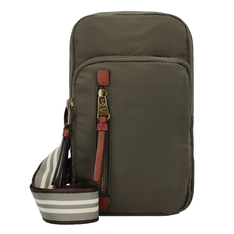 camel active Bari Umhängetasche 14 cm khaki Grün Herren