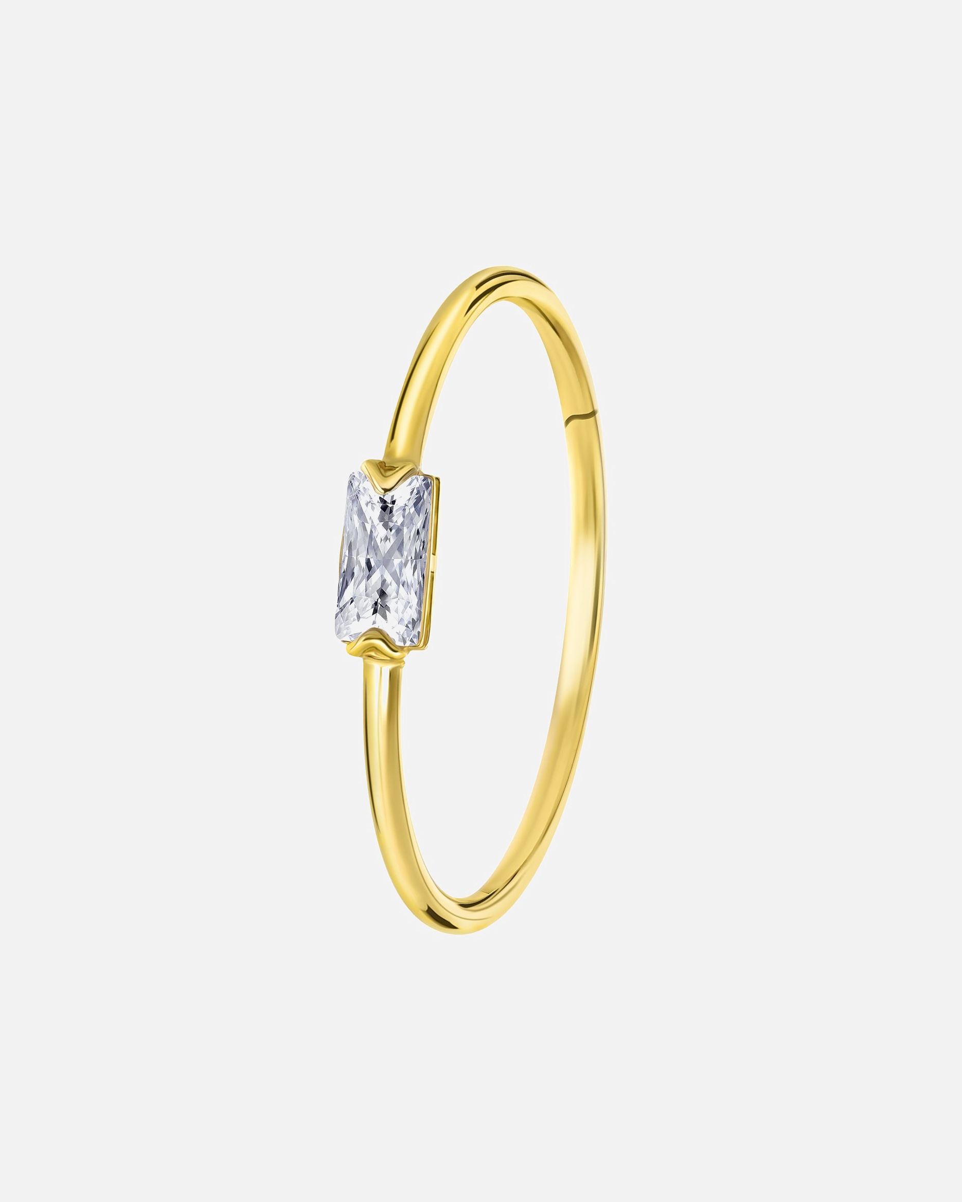 Ring für Weiblich Lucardi Ringe 585 Gold - goldfarbig 53mm