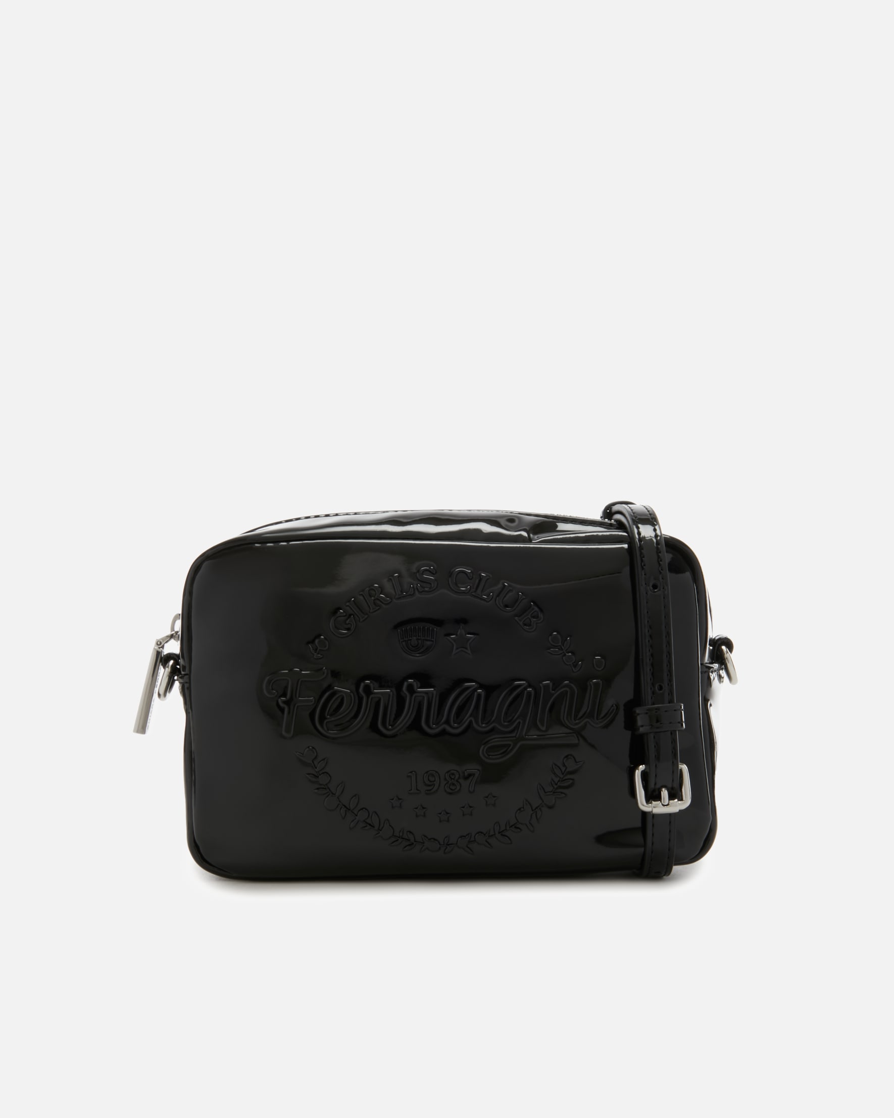 Umhängetasche für Weiblich CHIARA FERRAGNI Chiara Ferragni damen Umhängetasche Schwarz 75SB4BD5-ZS944-899 Schwarz