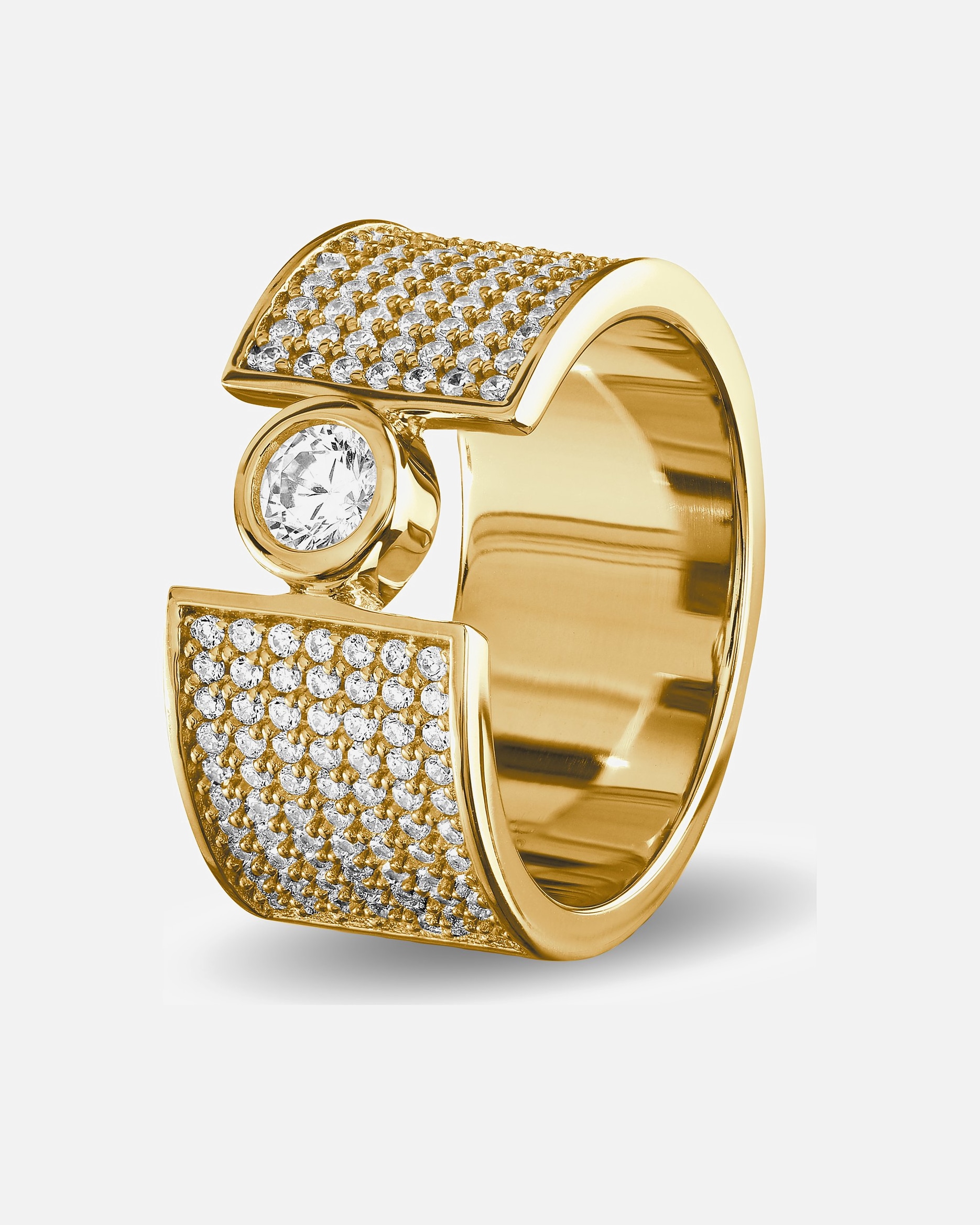 Ring für Weiblich Jette Damenring 925er Silber 51