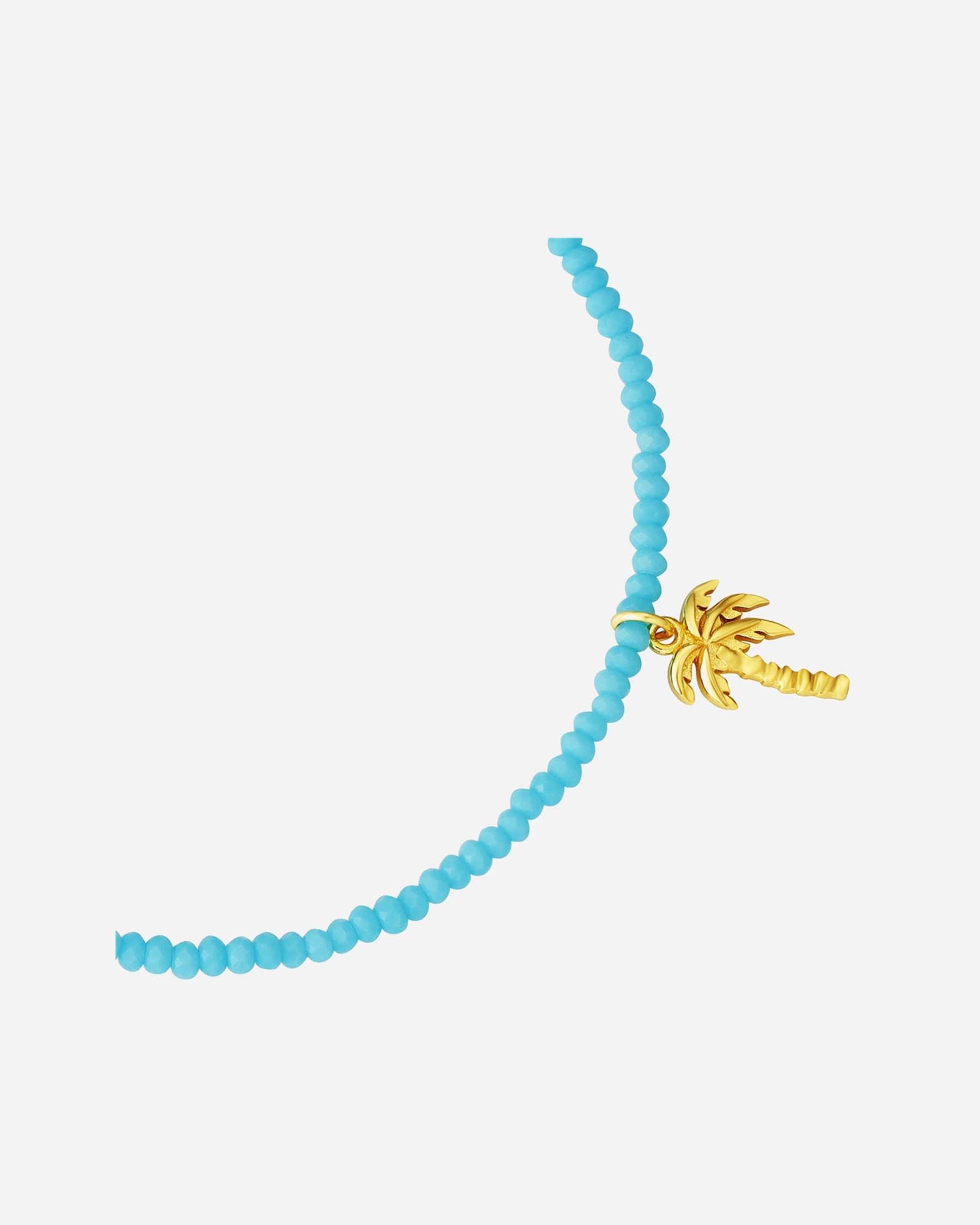 Armband für Weiblich Glanzstücke München Armband Palme aus Sterling Silber in gelbgold mit Glas 17,0 cm Basislänge + 3,0 cm Verlängerung