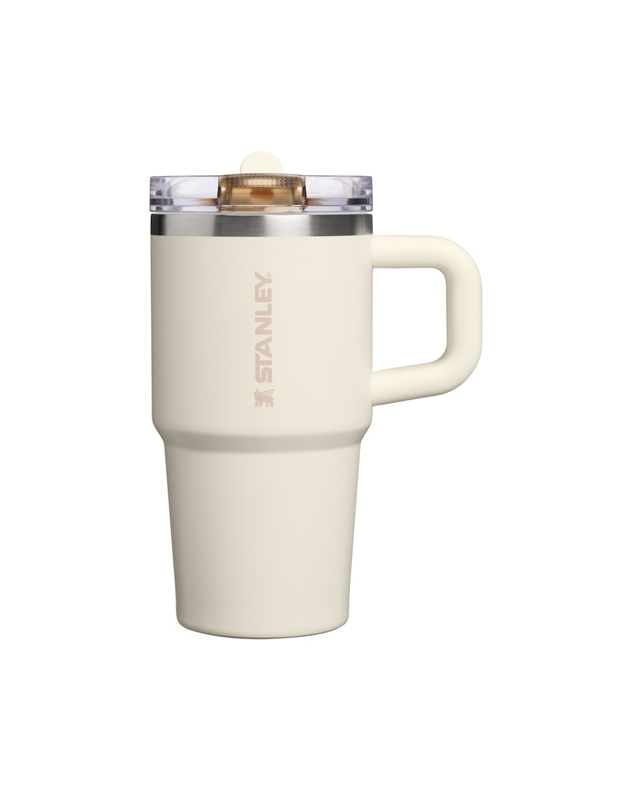 Stanley 1913 Thermobecher - 0,59L QUENCHER PROTOUR FLIP STRAW TUMBLER Cream Silber