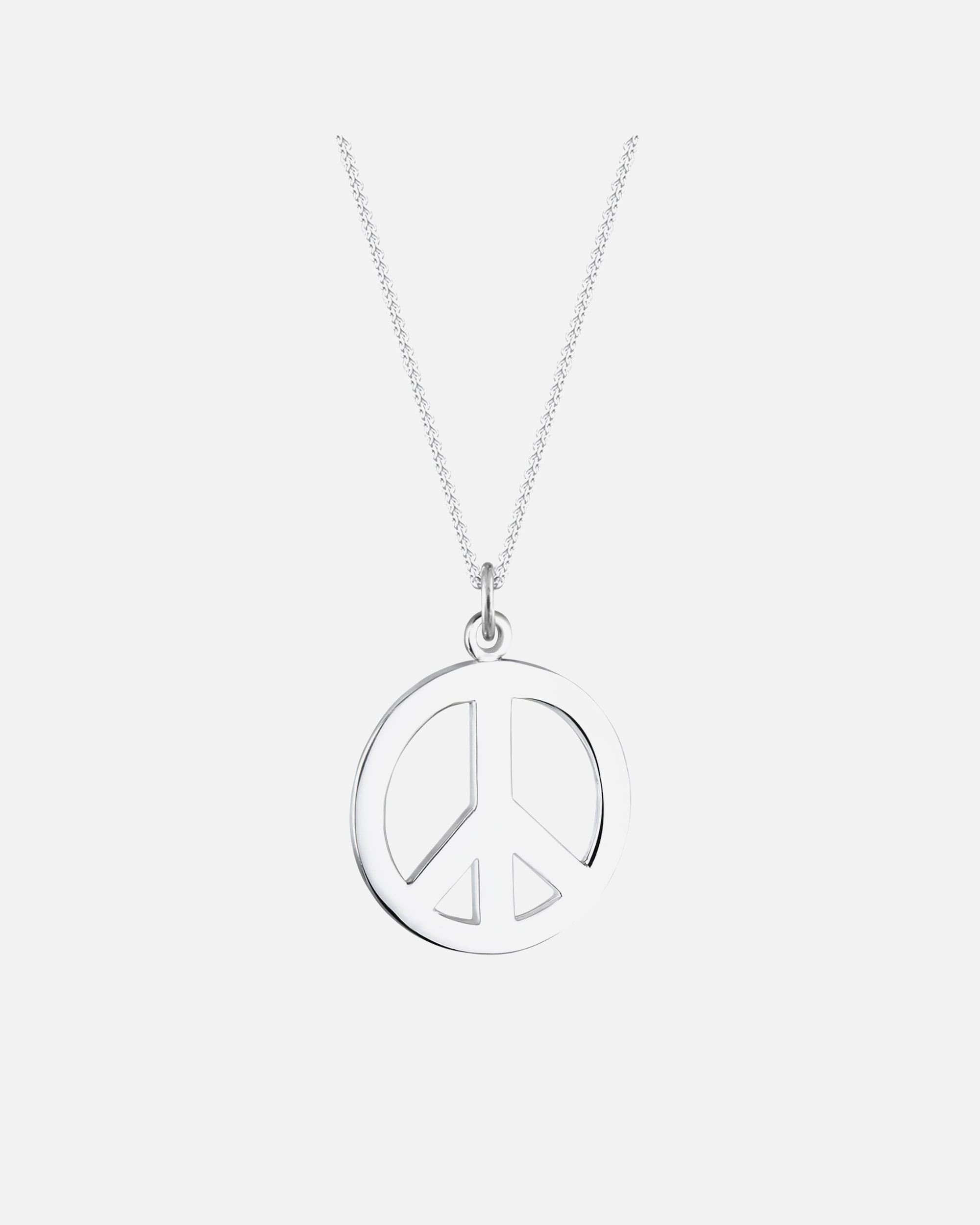 Halskette für Weiblich Elli Boho Peace Zeichen 925 Sterling Silber 45
