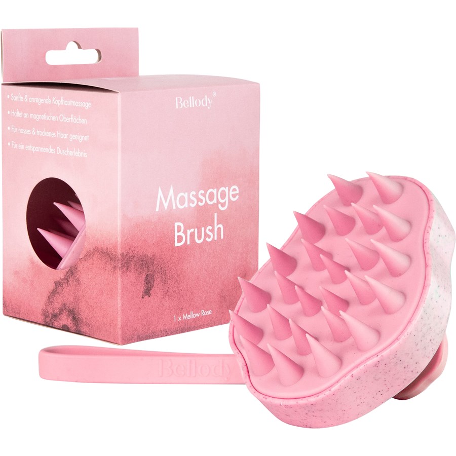 Bellody Scalp Massage Brush Mellow Rose Nude