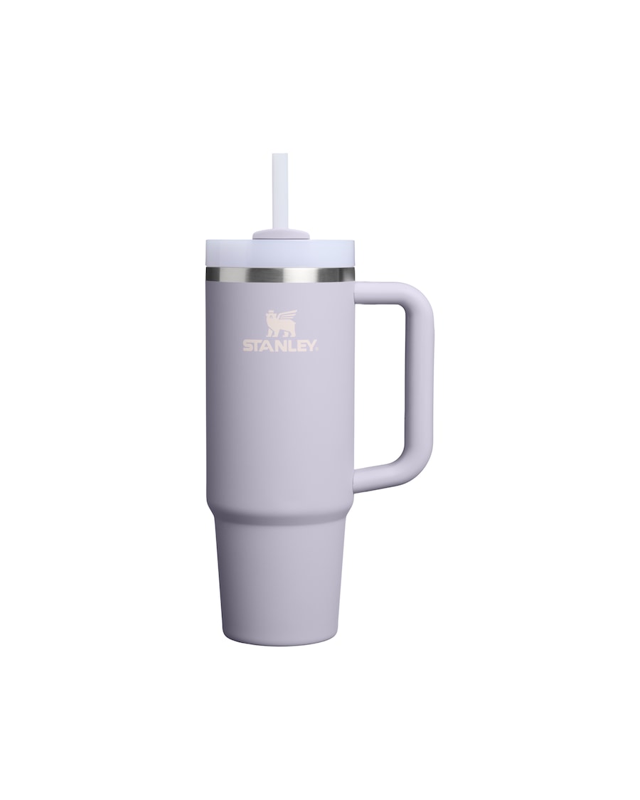 Stanley 1913 Thermobecher - 0,89L THE QUENCHER H2.0 FLOWSTATE TUMBLER Purple Dust Silber