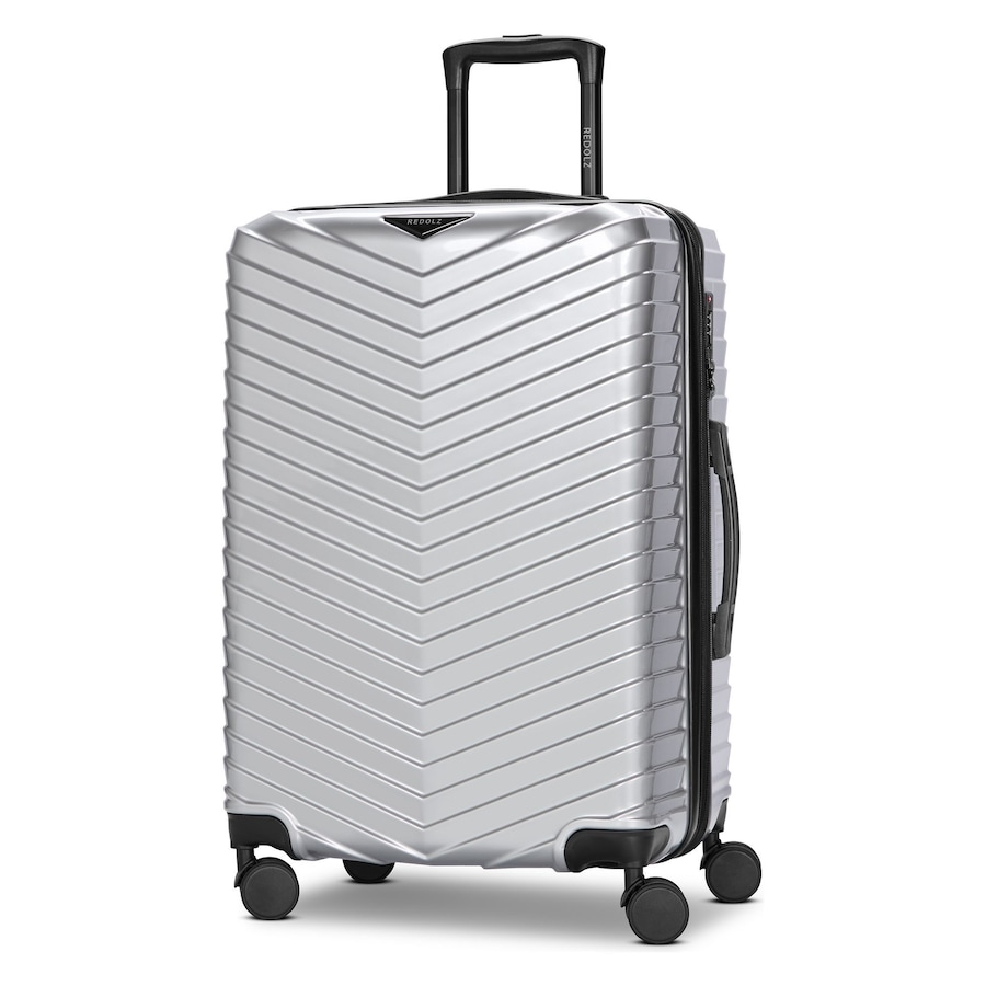 Redolz Essentials 18 4 Rollen Trolley 66 cm mit Dehnfalte Metallic-Silver Shiny Silber Herren