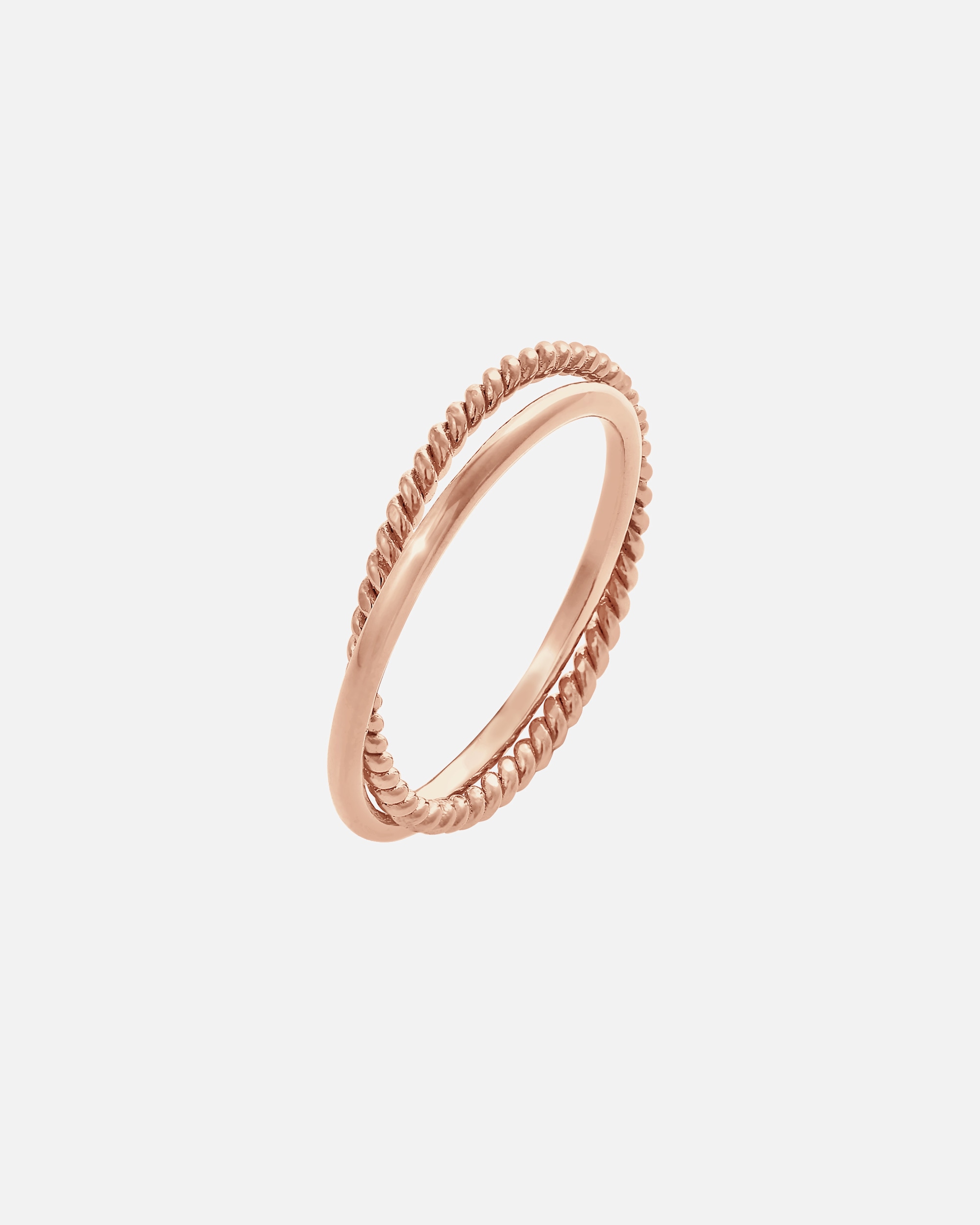 Ring für Weiblich Elli Wickelring Klassik Fein Gedreht 925 Silber 50