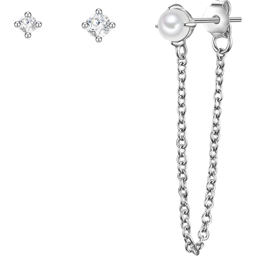 Glanzstücke München Ohrstecker 925er Silber silber Damen