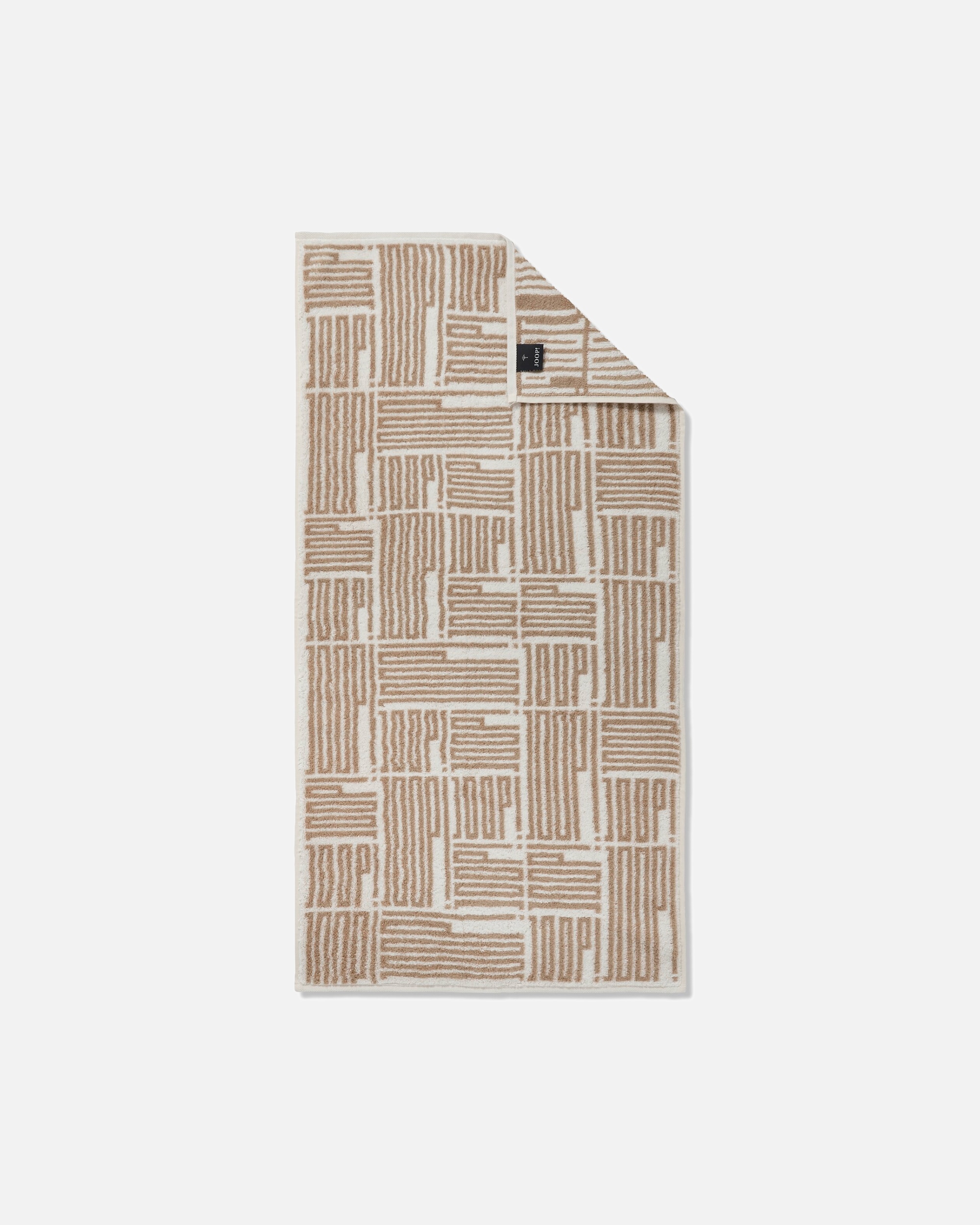 Handtuch für Unisex JOOP! JOOP! Handtücher Bars Allover 1723 Creme - 33 Handtuch 50x100 cm