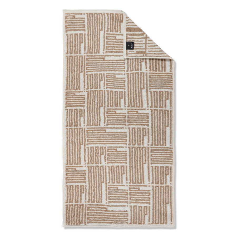JOOP! Handtücher Bars Allover 1723 Creme - 33 Handtuch 50x100 cm