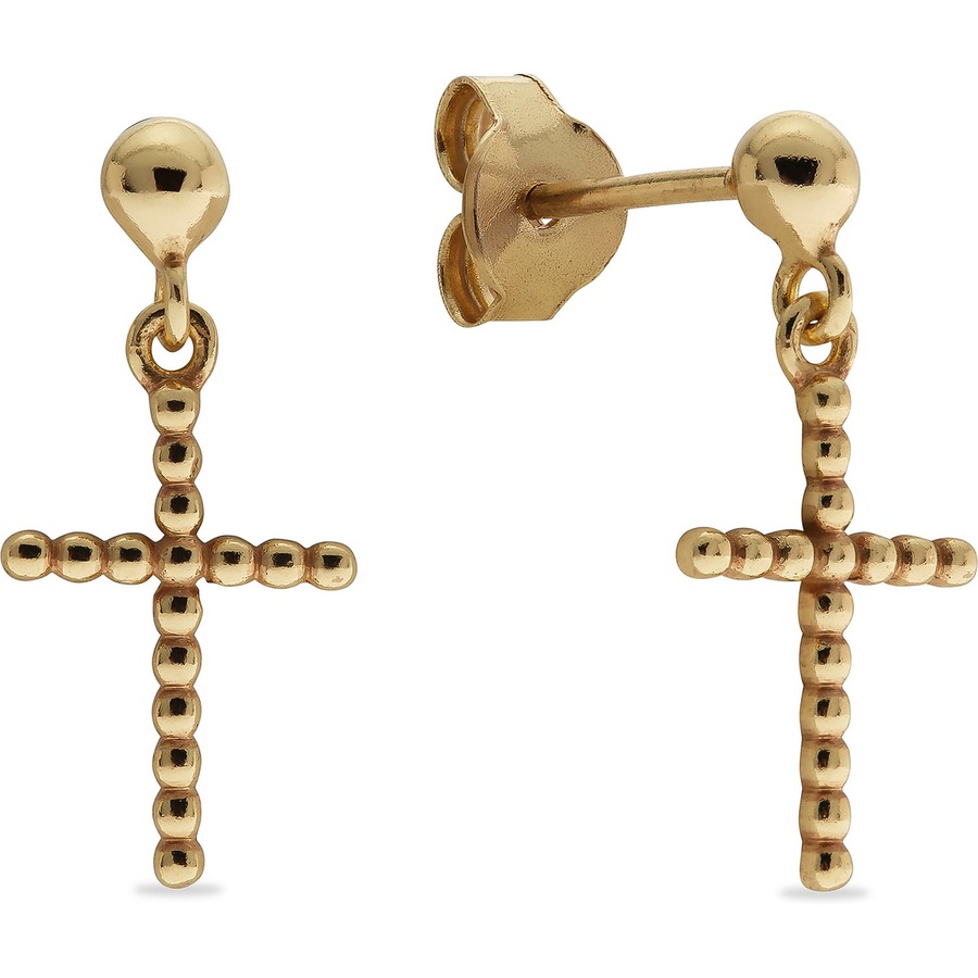 CHRIST Ohrstecker 925er Silber, recycelt gold Damen