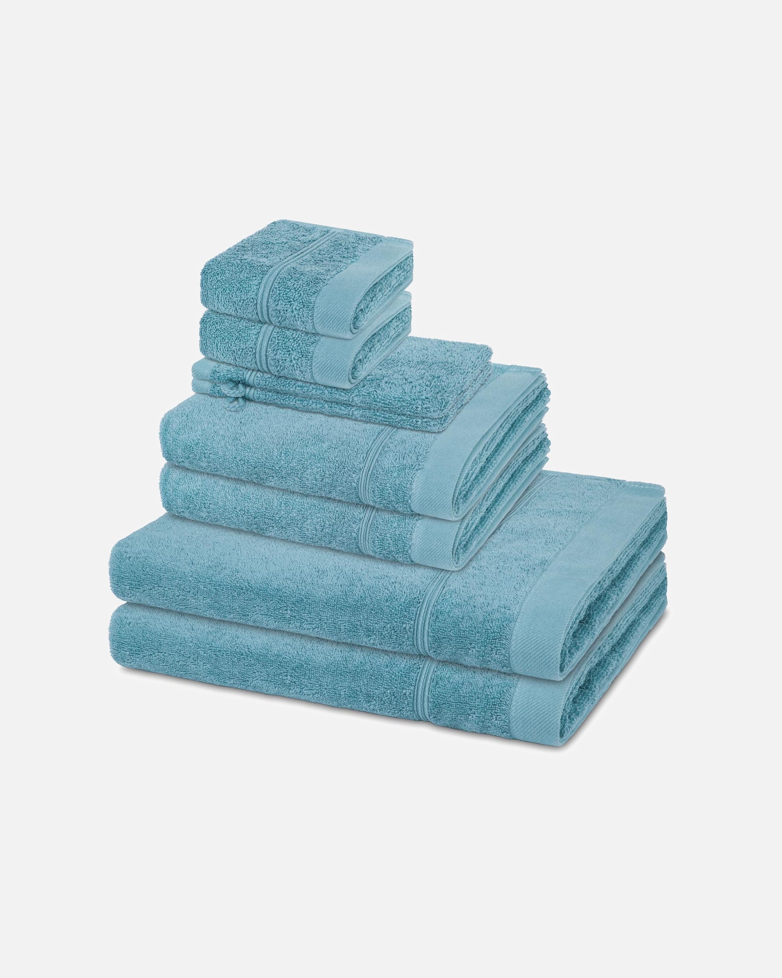 Handtuch für Unisex ROSS Handtuch-Set Rubin (8-teilig) Aquamarin