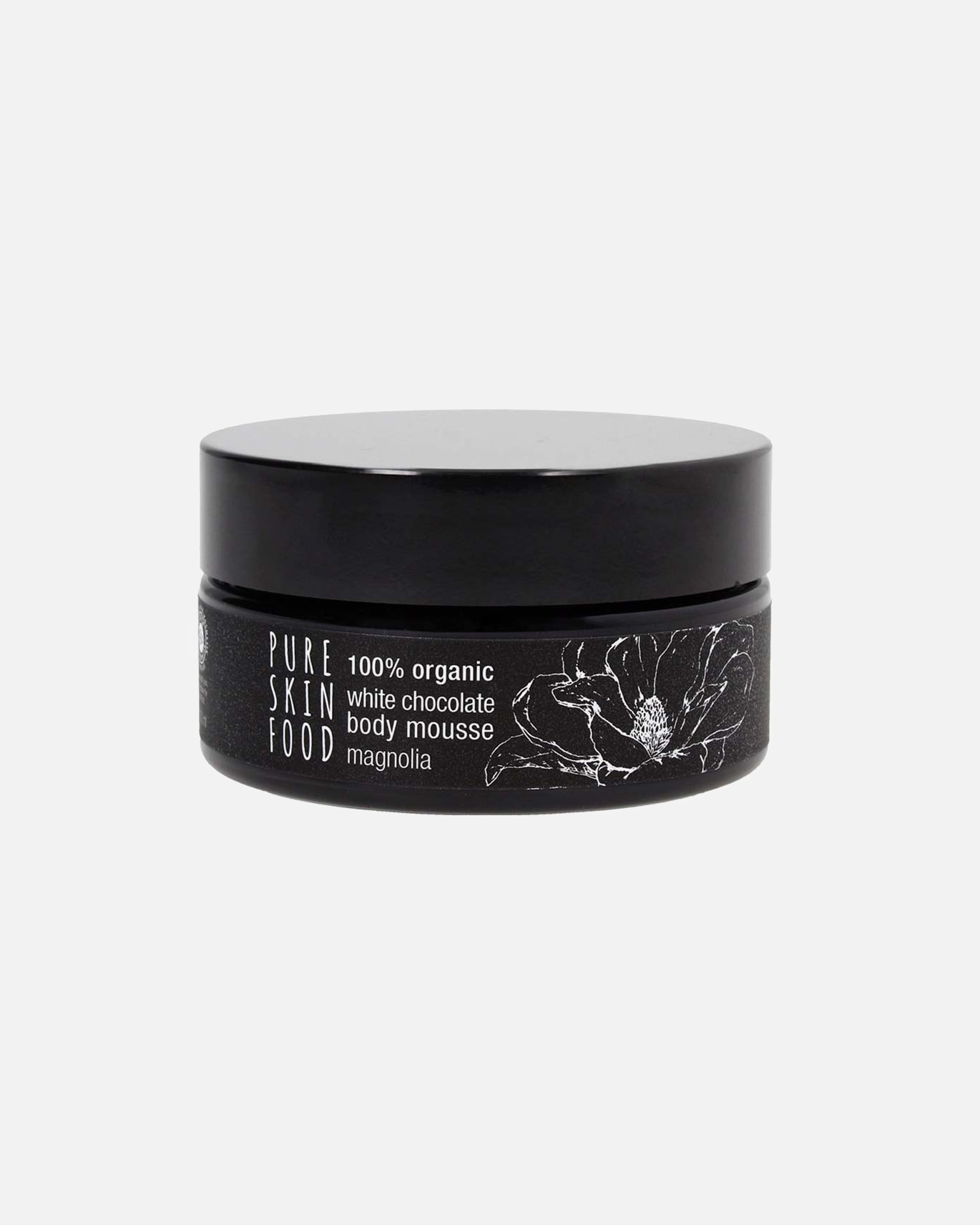 Körpercreme für Unisex Pure Skin Food Magnolia - White Chocolate Body Mousse 100 ml