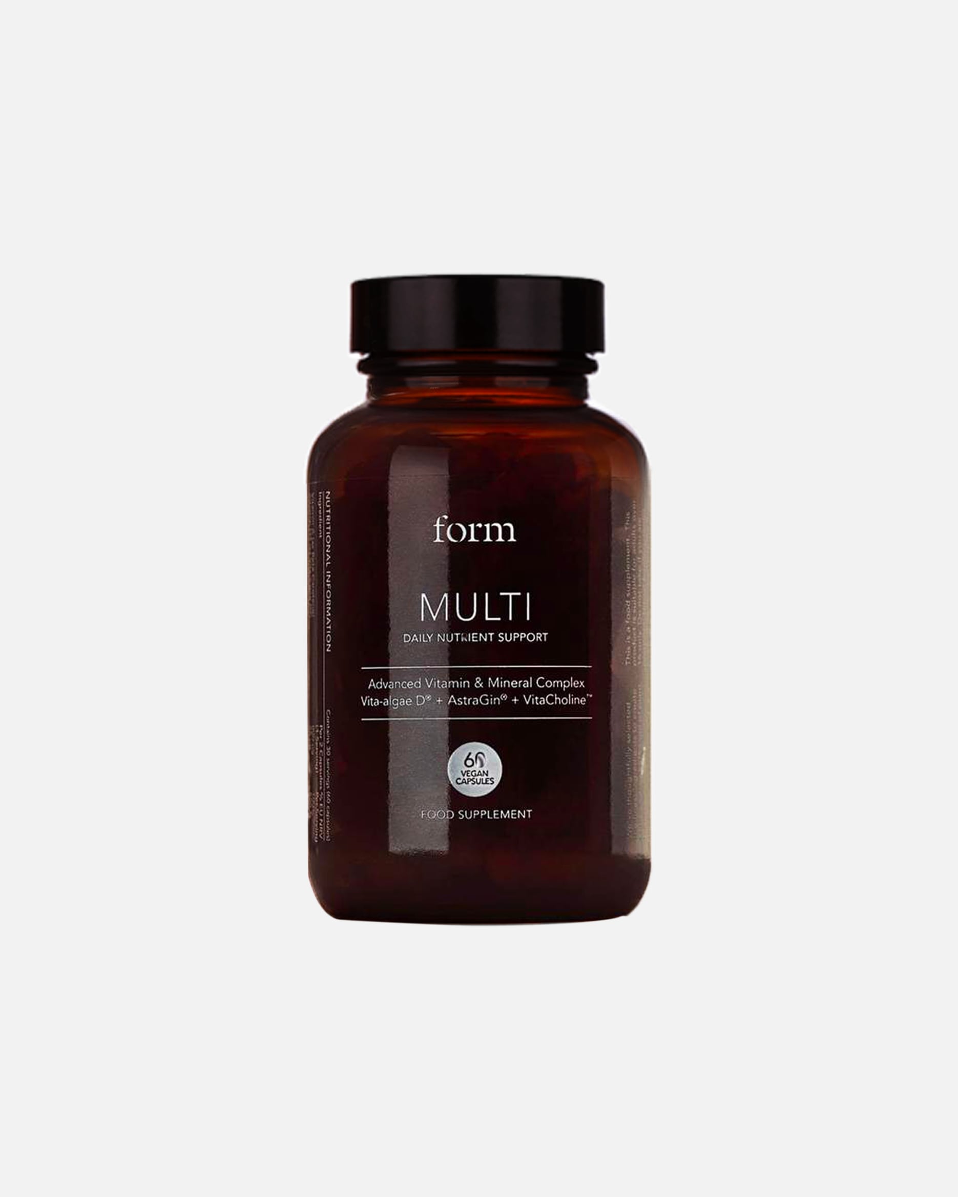 Vitaminkomplex für Unisex Form Nutrition Default Brand Line MULTI MULTIVITAMIN VEGAN – veganer Vitamin- und Mineralstoffkomplex 60 Kapseln