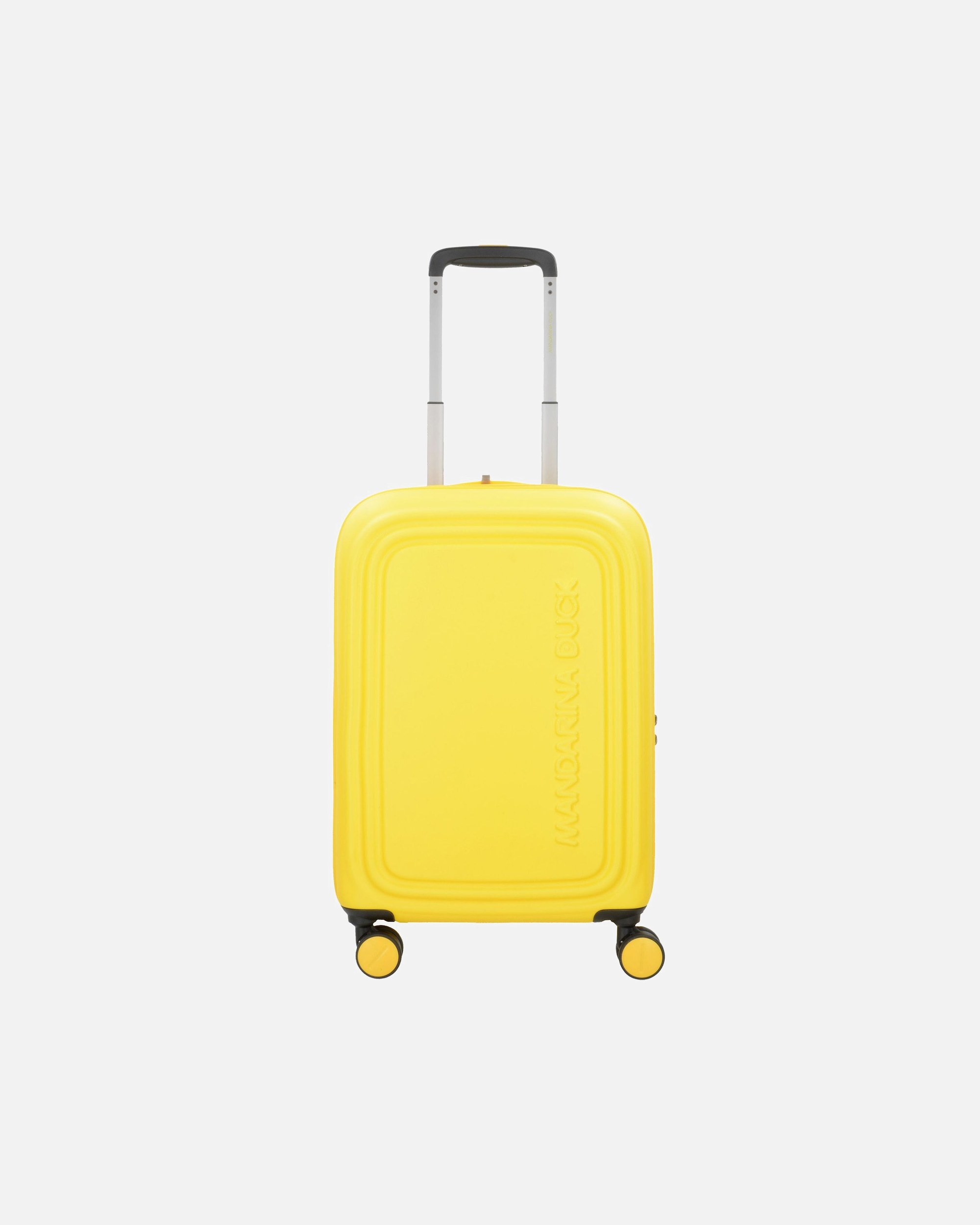 Handgepäckkoffer für Männlich Mandarina Duck Logoduck 4-Rollen Kabinentrolley 56 cm duck yellow