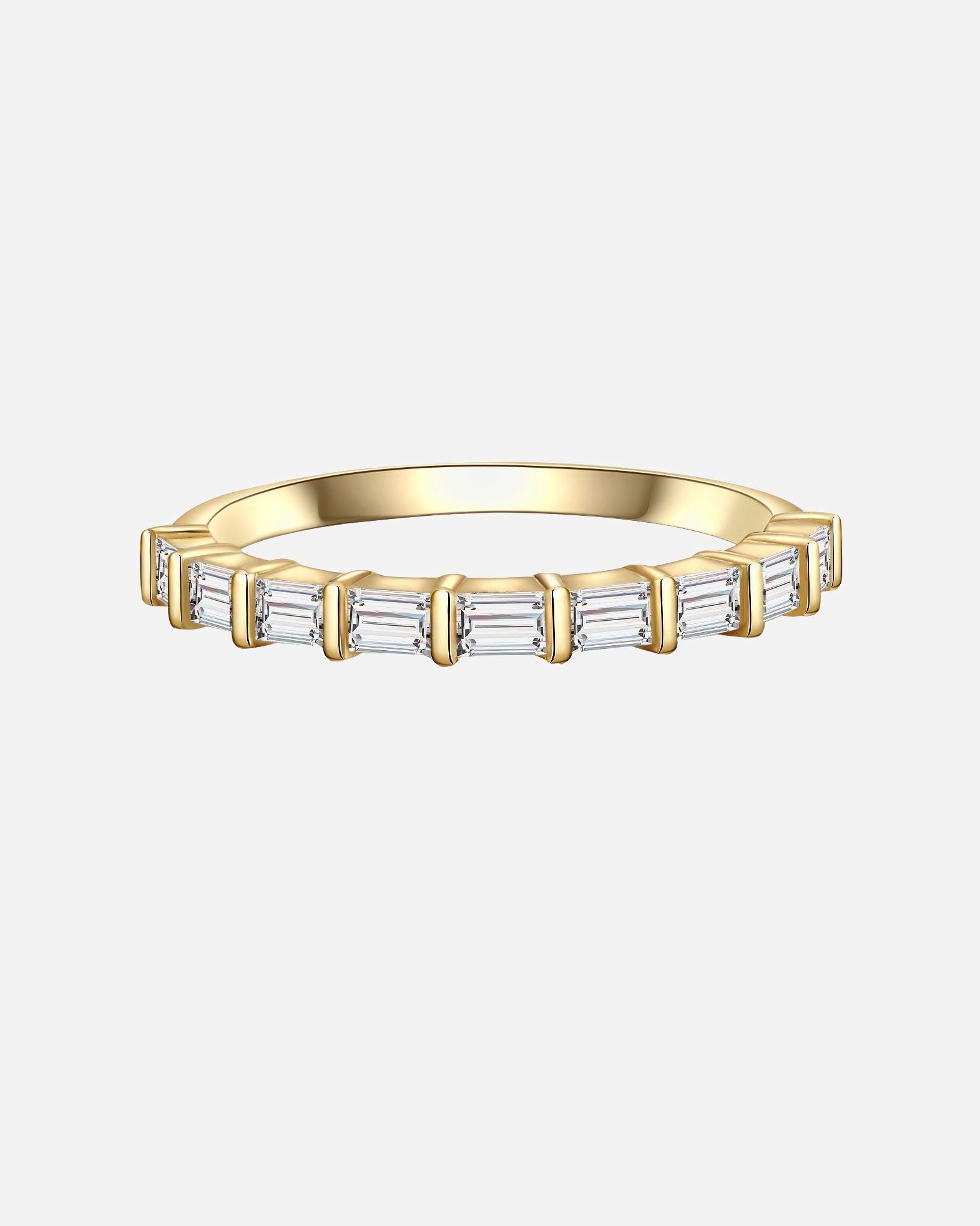 Ring für Weiblich Glanzstücke München Ring Sterling Silber Zirkonia in Gelbgold 50