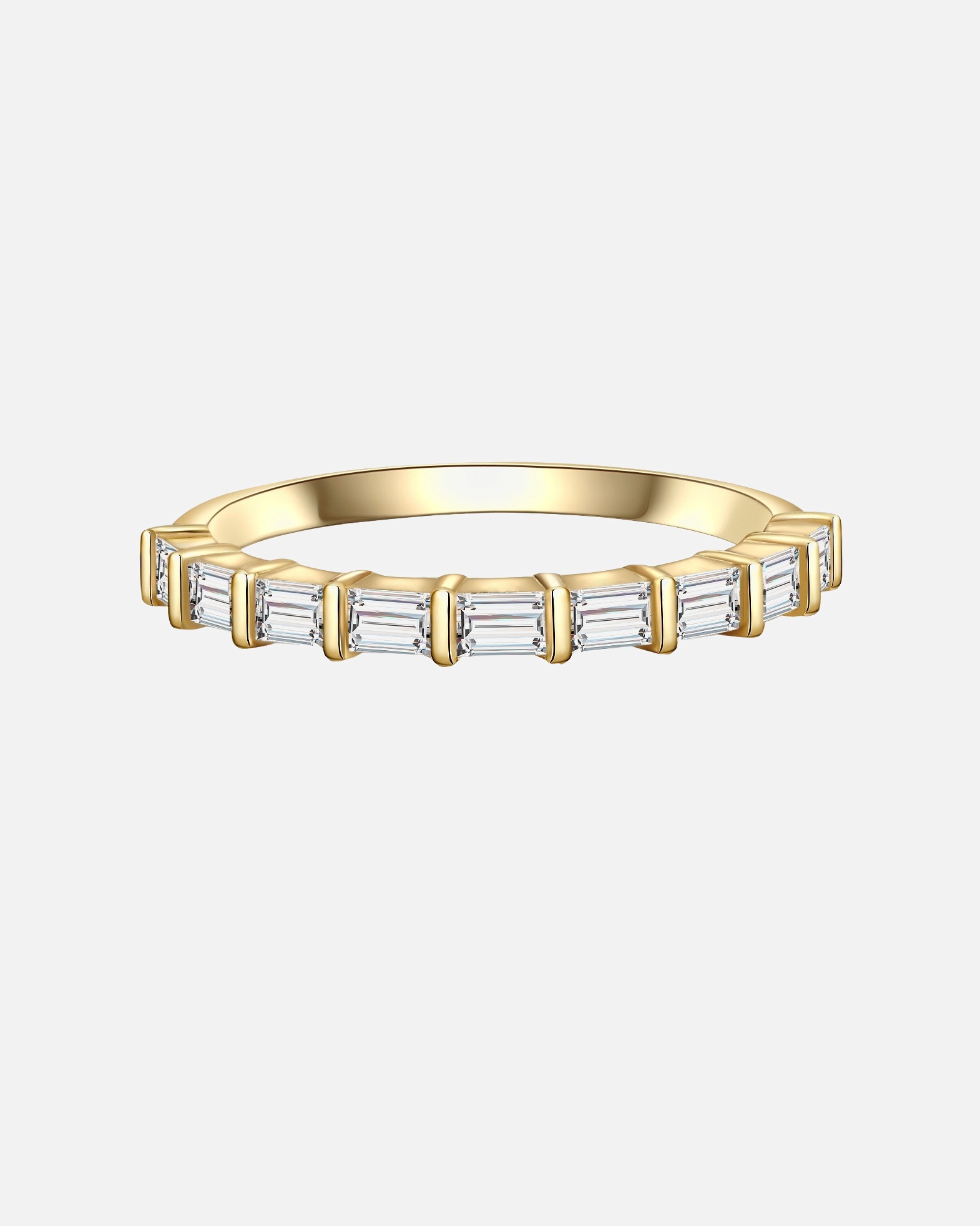 Ring für Weiblich Glanzstücke München Ring Sterling Silber Zirkonia in Gelbgold 58