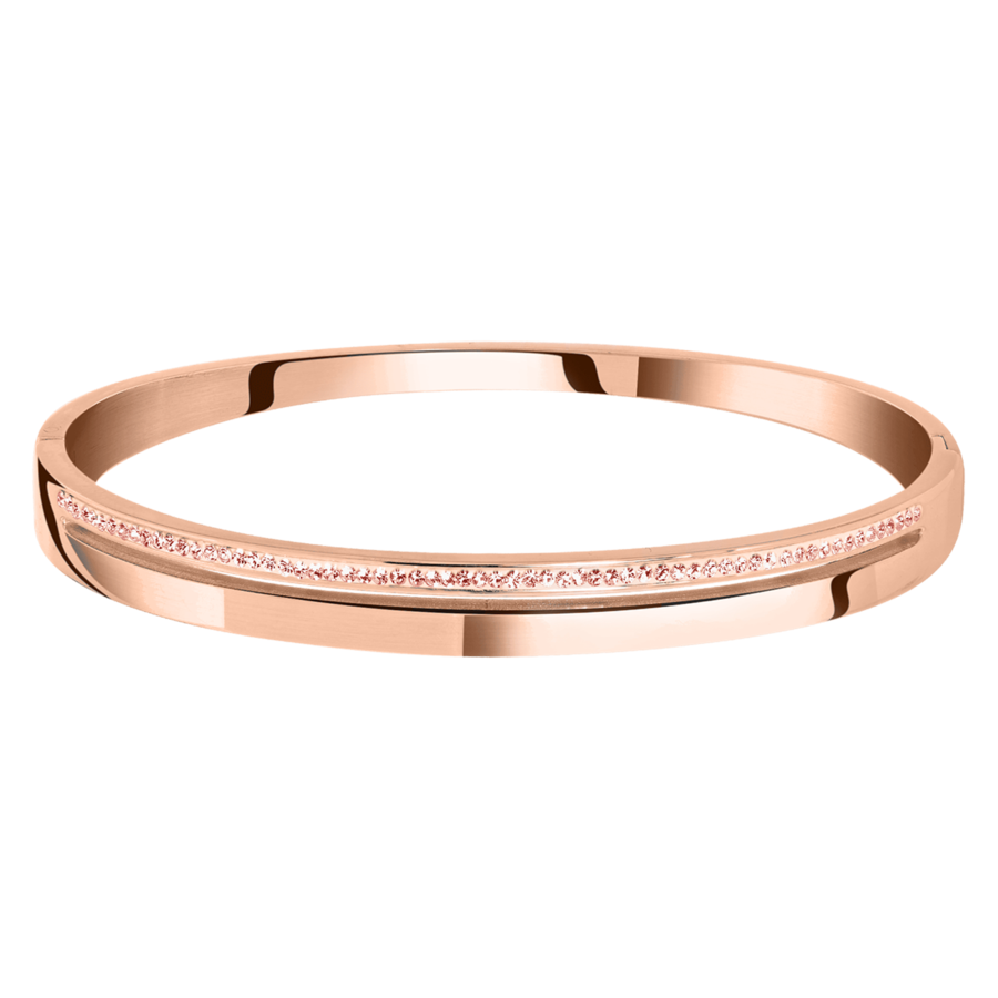 Lucardi Armband Stahl Rose - 62.0mm Damen