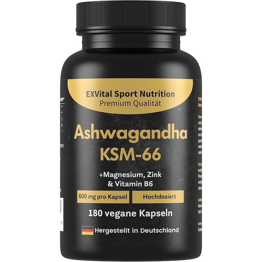 EXVital EXVital Bio Ashwagandha KSM-66 Premiumrohstoff 600 mg pro Tag 135 g