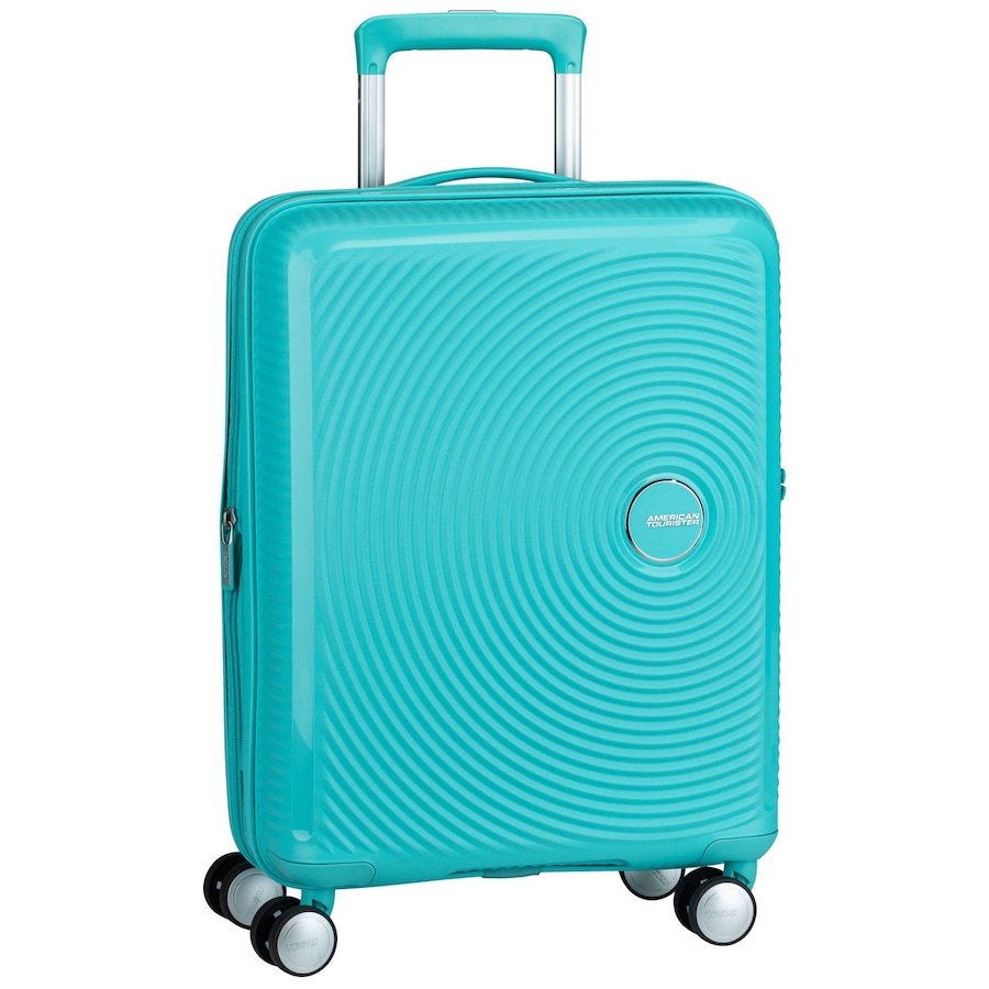 American Tourister Trolley SoundBox Spinner 55 EXP Poolside Blue Petrol