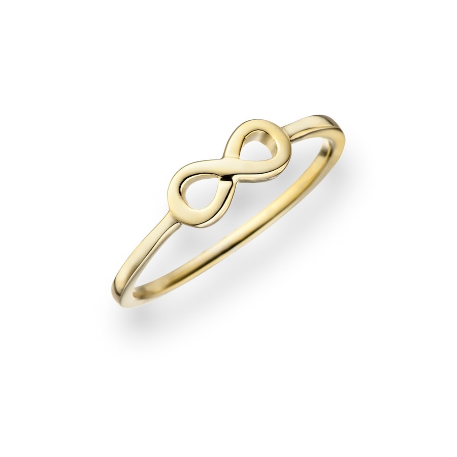 Glanzstücke München Ring Infinity aus Sterling Silber in gelbgold 48 Damen