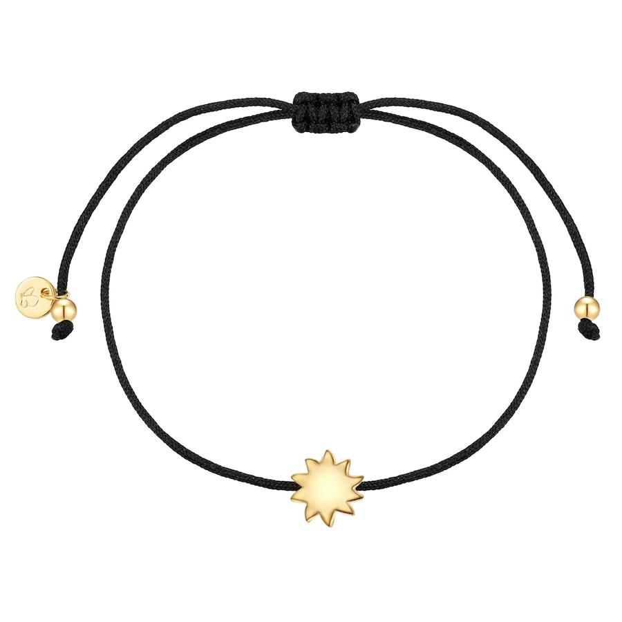 Glanzstücke München Armband Sonne aus Sterling Silber in gelbgold 15,0 - 22,0 cm, flexibel einstellbar Damen