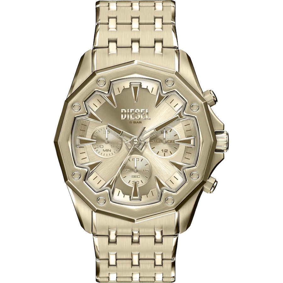 Diesel Chronograph Edelstahl gold Herren