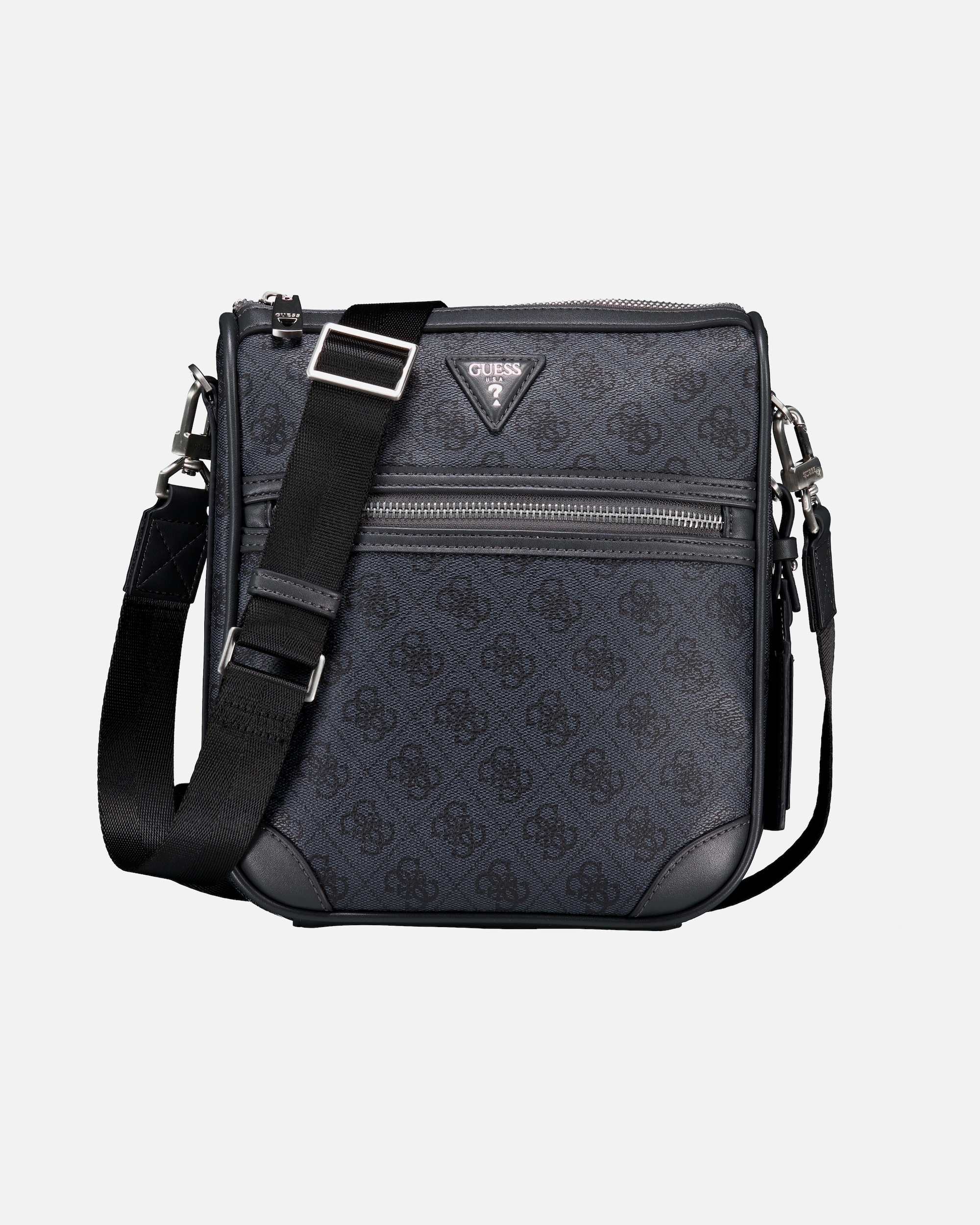 Umhängetasche für Männlich Guess Umhängetasche Milano Black Anthracite