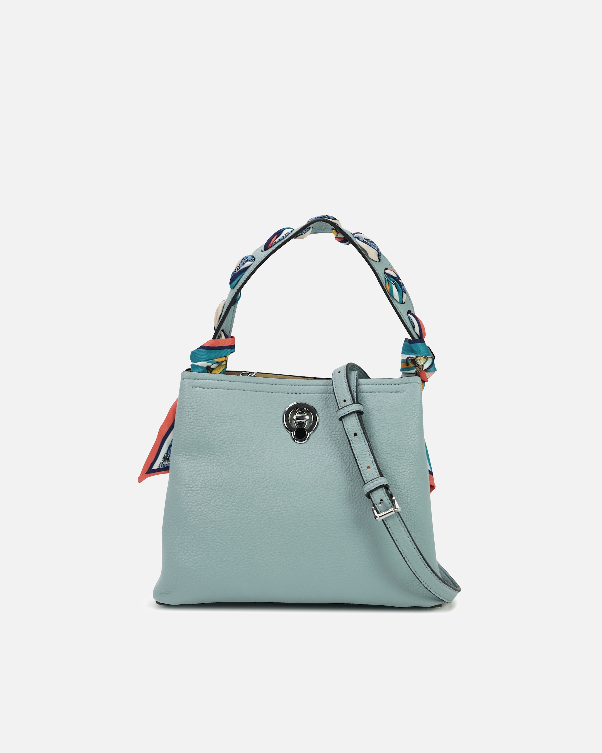 Handtasche für Unisex HARPA Henkeltasche KATALIA mit mehreren Fächern blau