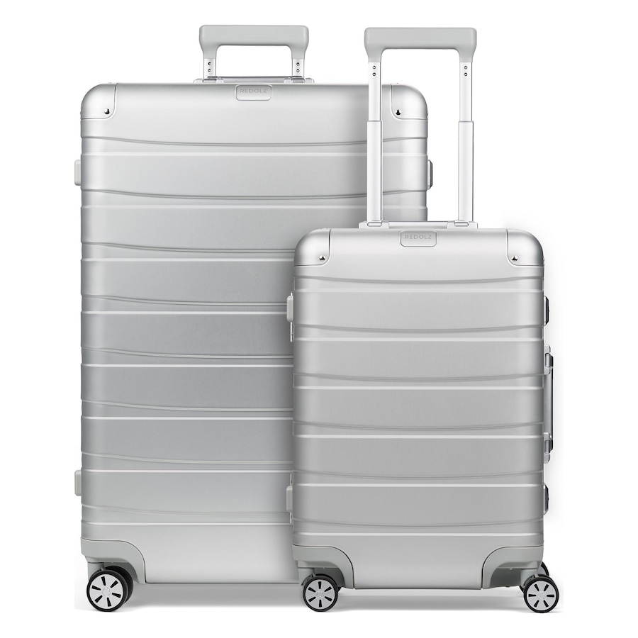 Redolz Pro Aluminium 4 Rollen Kofferset 2-teilig silver Silber Herren