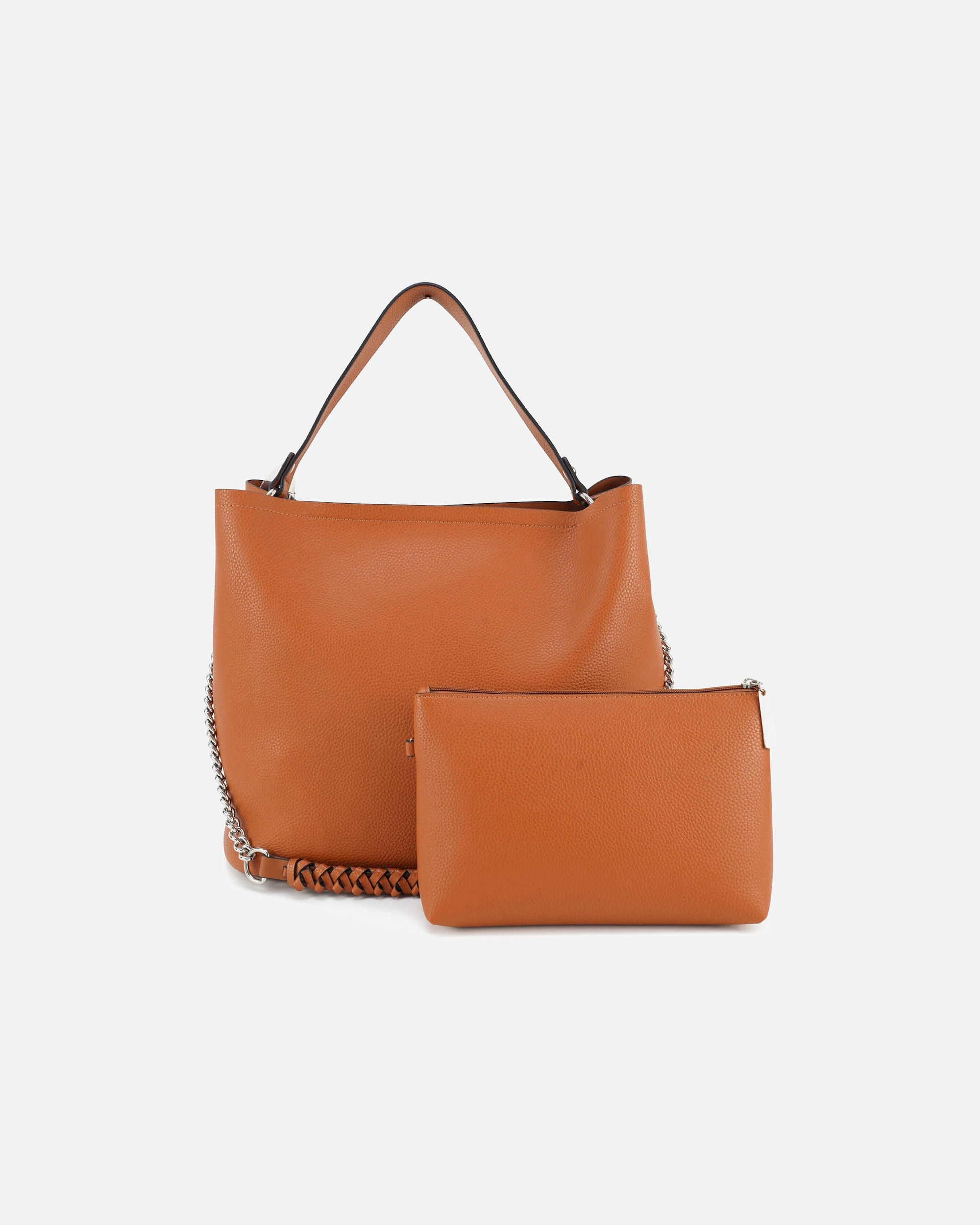 Umhängetasche für Unisex HARPA Shopper HALIN mit Schultergurt braun