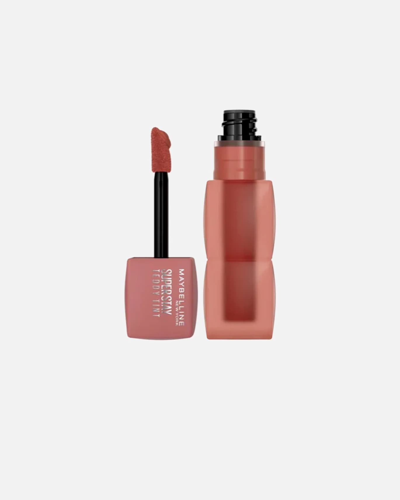 Lippenstift für Unisex Maybelline Superstay Teddy Tint 100 – Kitten Heel Nudes