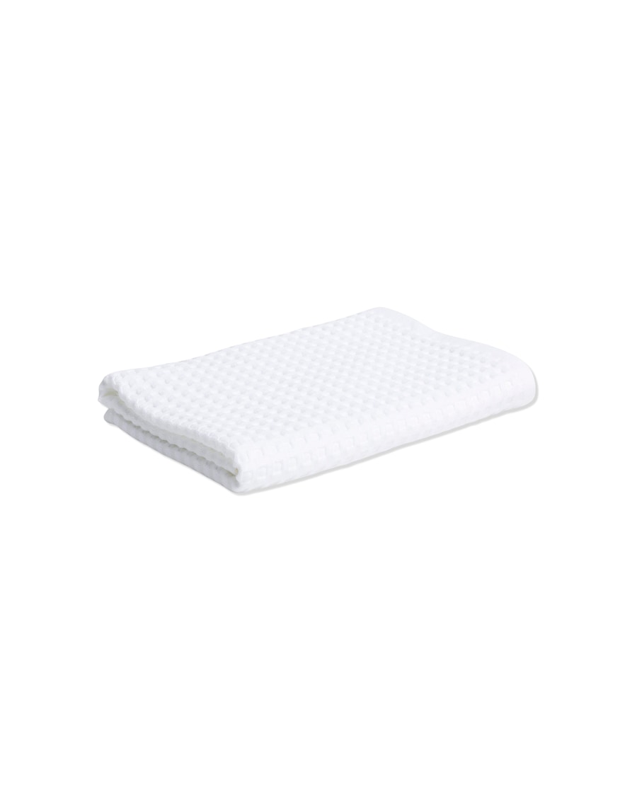 Möve Handtuch Piquée snow Weiss