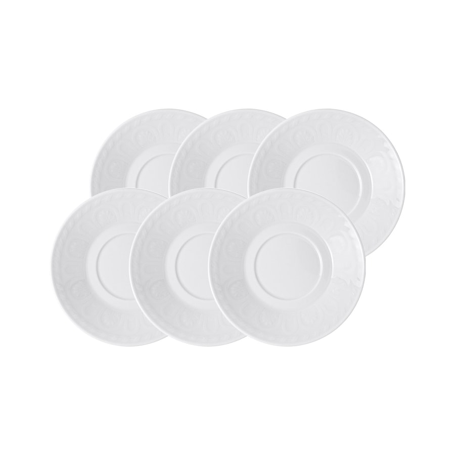 Villeroy & Boch Cellini Mokka- / Espressountertassen 6er Set weiß