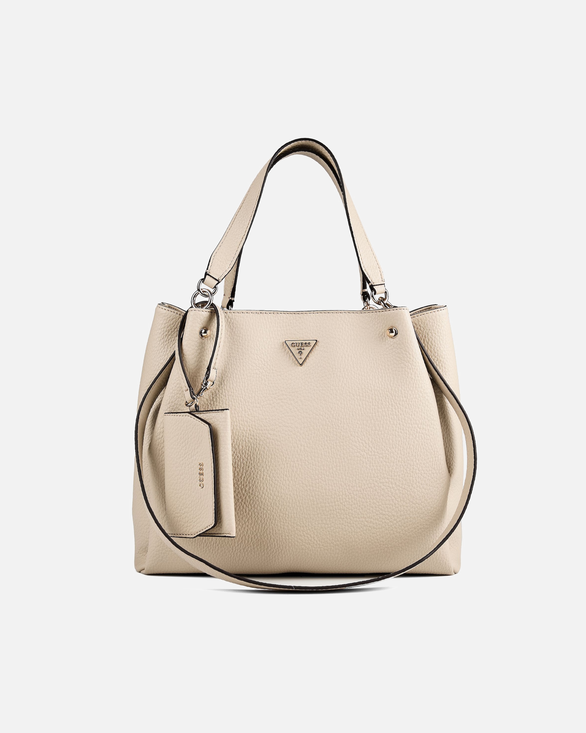 Tasche für Weiblich Guess Lorella Henkeltasche bone